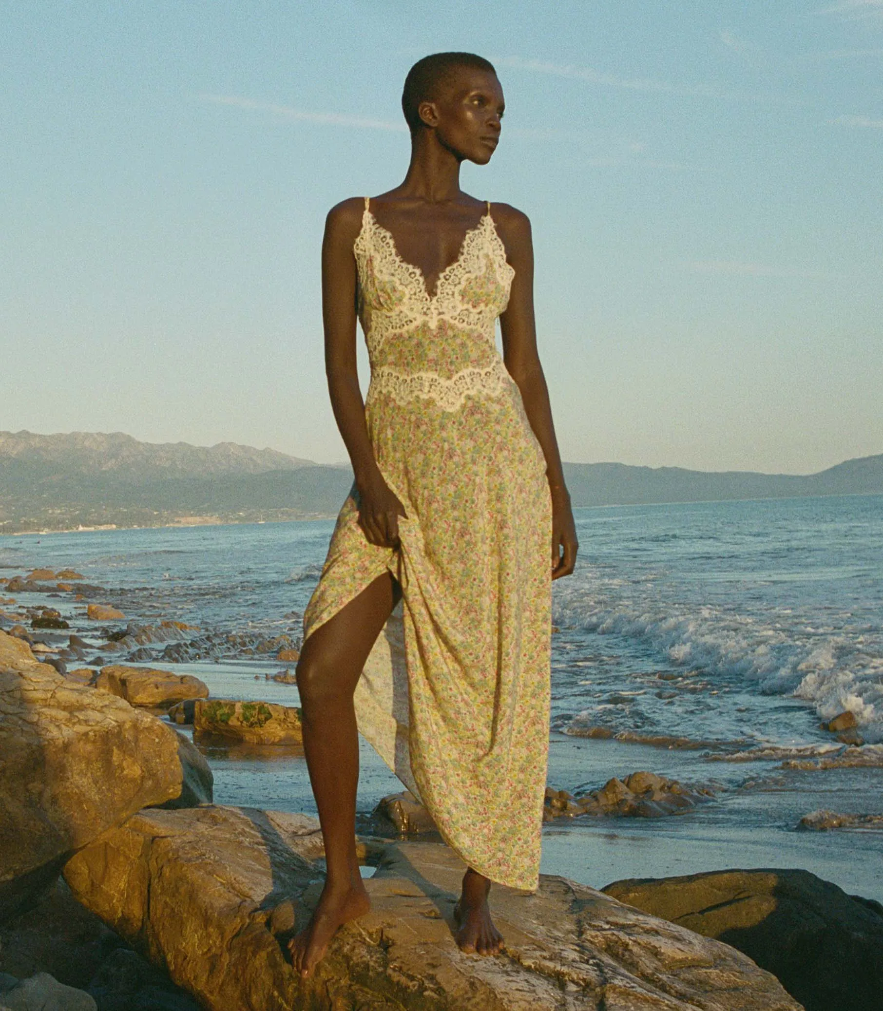 VENUS DRESS -- CHRYSANTHEMUM SKY FLORAL sold by Doen product image thumbnail 2