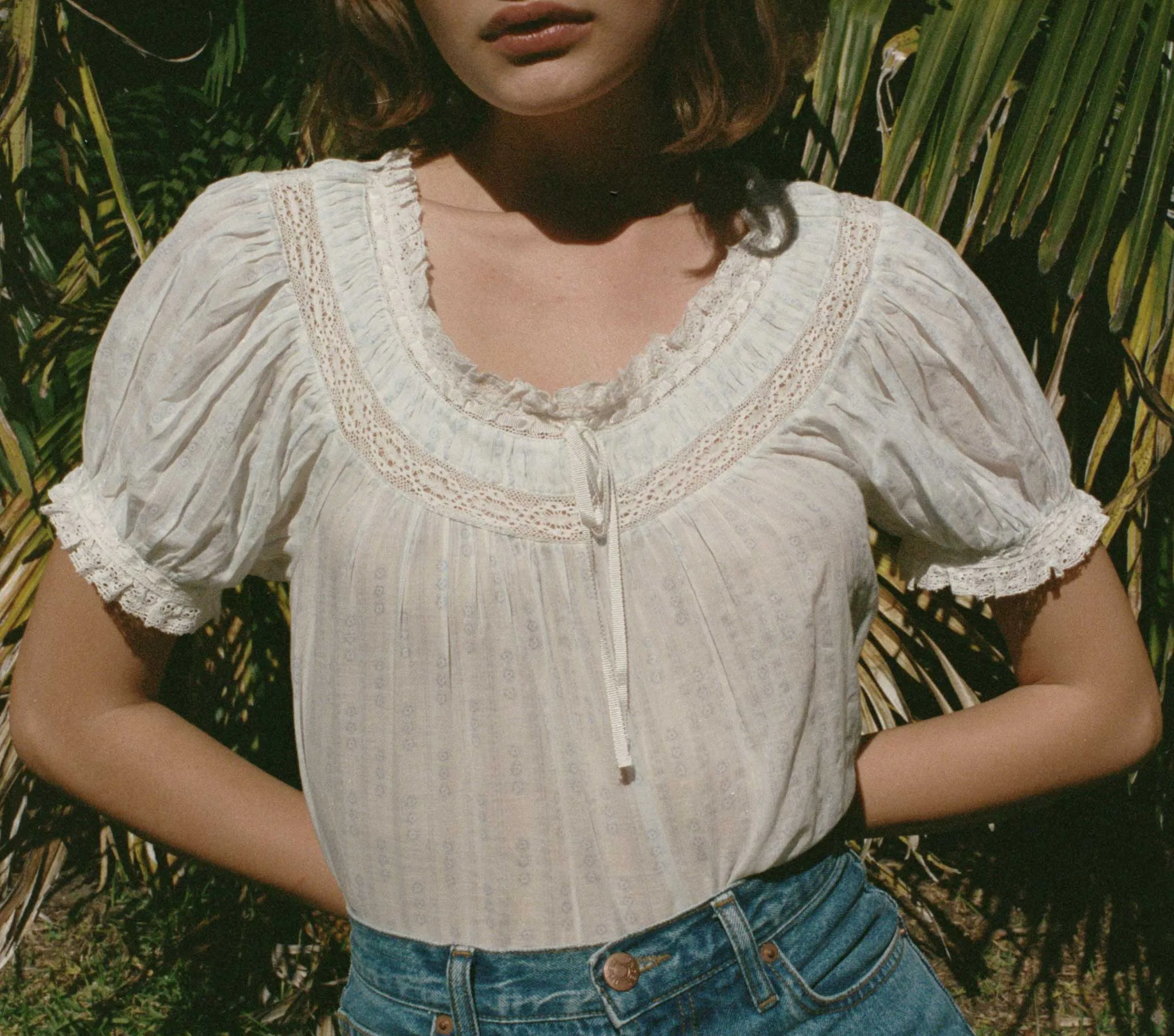 HMD -- MISTY TOP -- ADELINE'S GARDEN sold by Doen