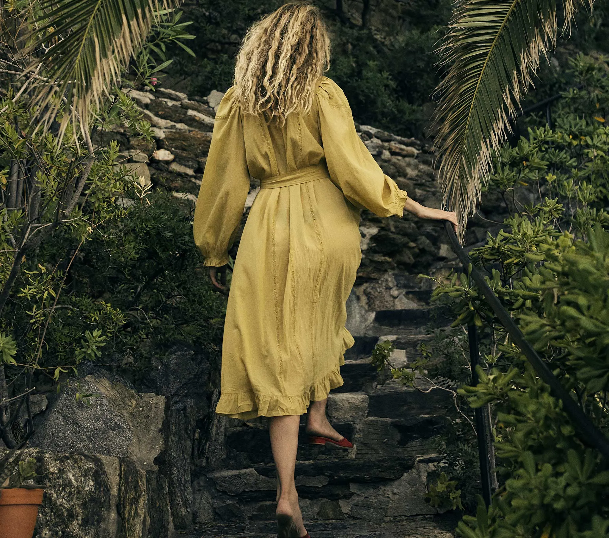 HMD -- FRAISE DRESS -- WHEAT sold by Doen product image thumbnail 3