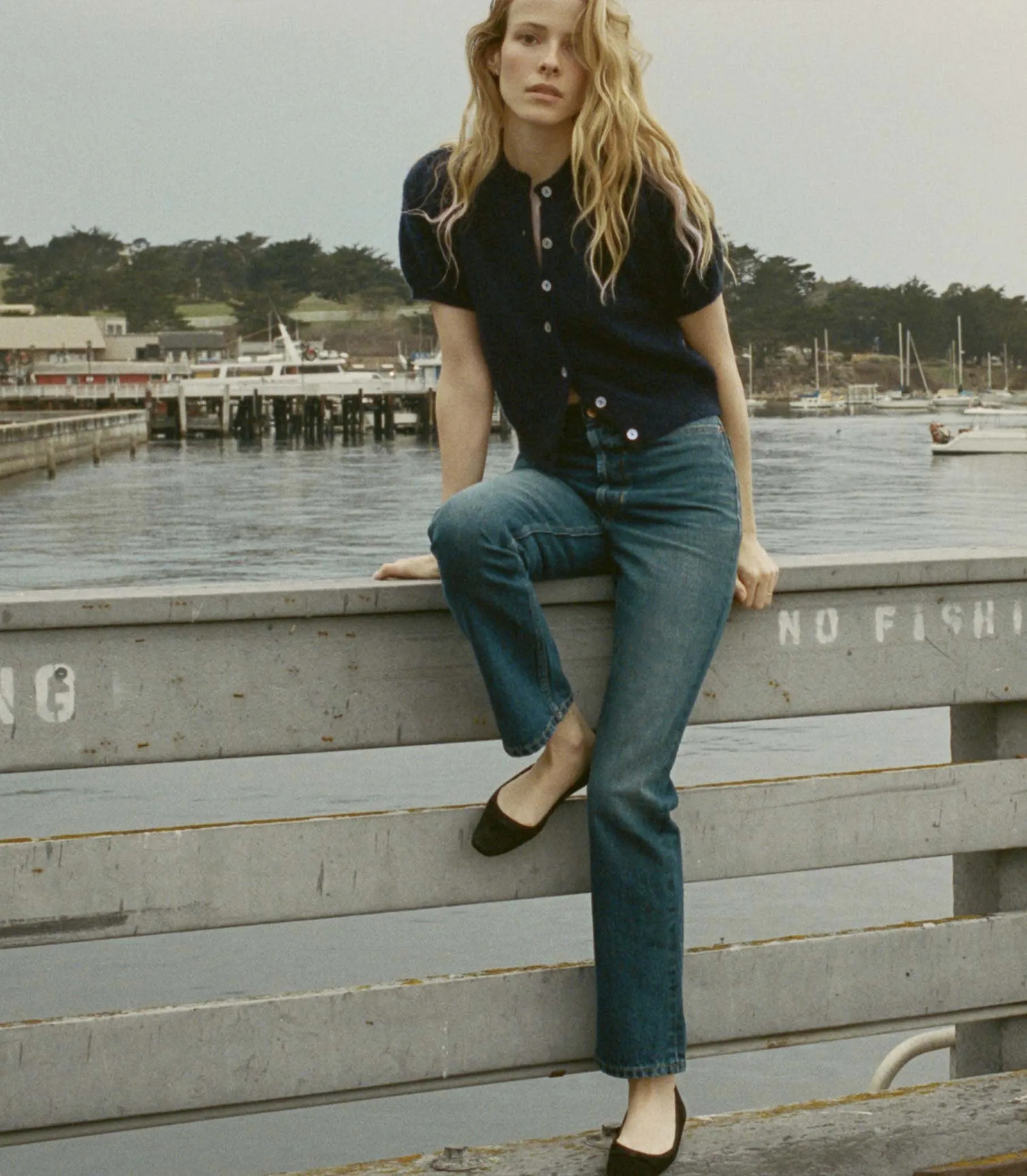 ANISA CARDIGAN -- NAVY sold by Doen product image thumbnail 3