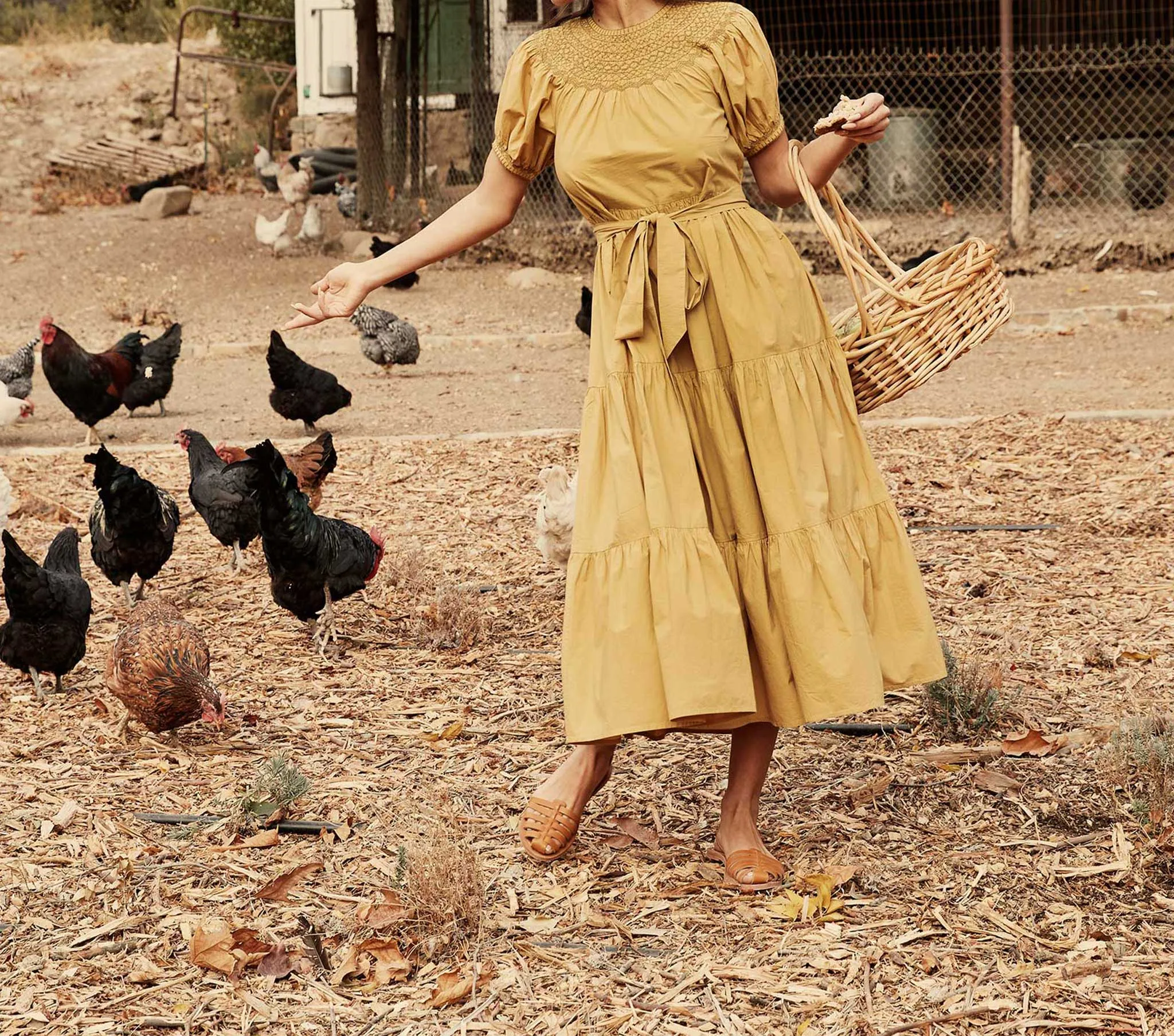 HMD -- GILDA DRESS -- WHEAT sold by Doen product image thumbnail 2