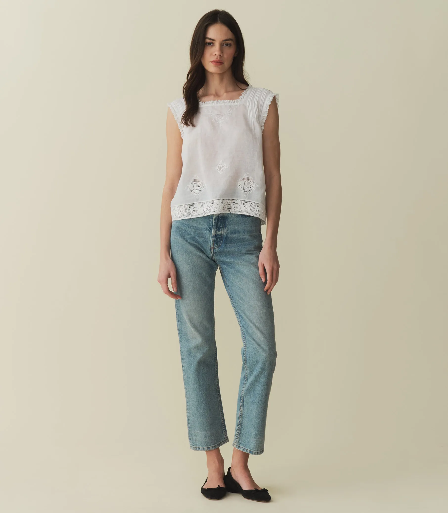 CARLOW TOP -- SALT sold by Doen