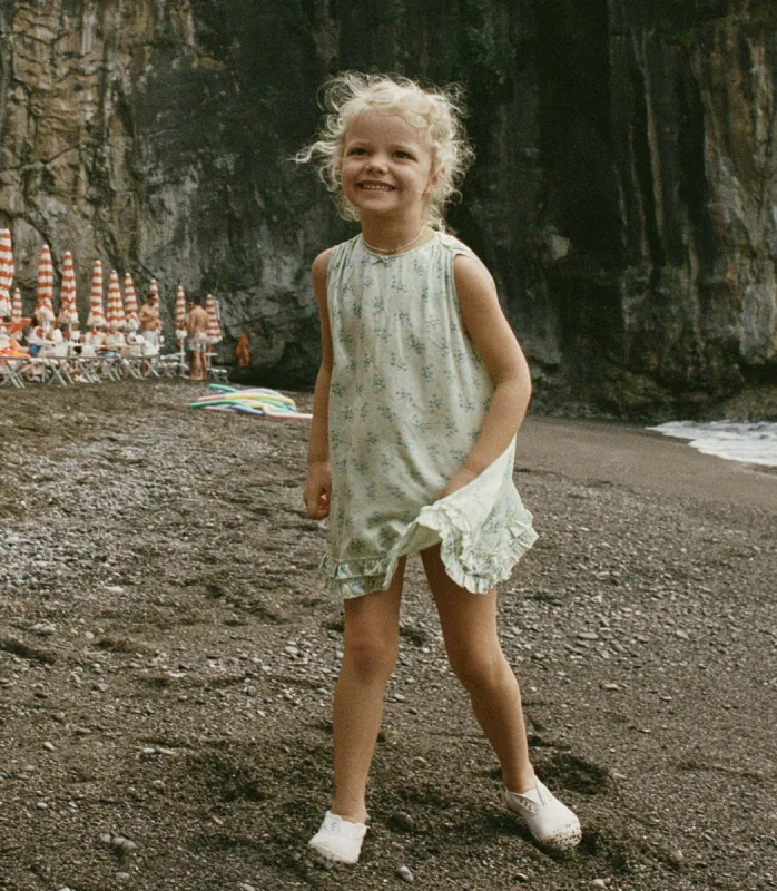 KENZIE DRESS -- VERTE HILLSIDE HEATHER sold by Doen