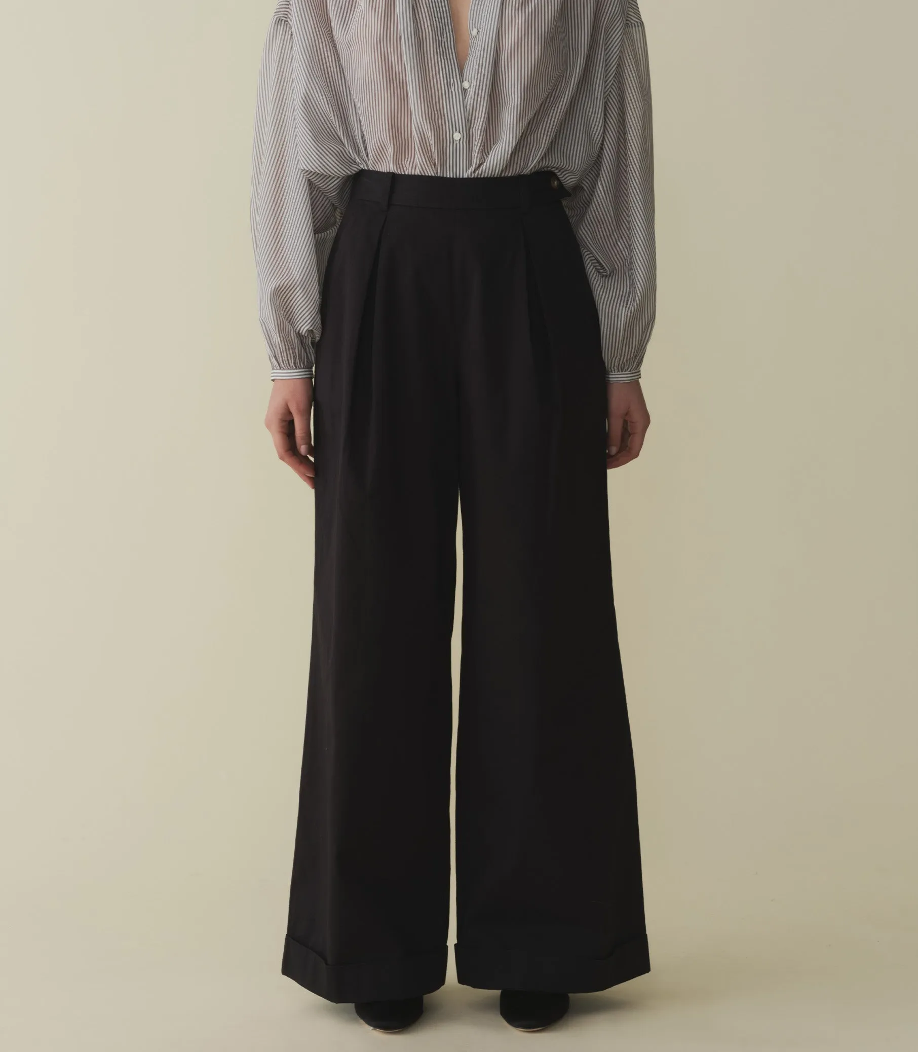 HILAIRE PANT -- BLACK sold by Doen product image thumbnail 3