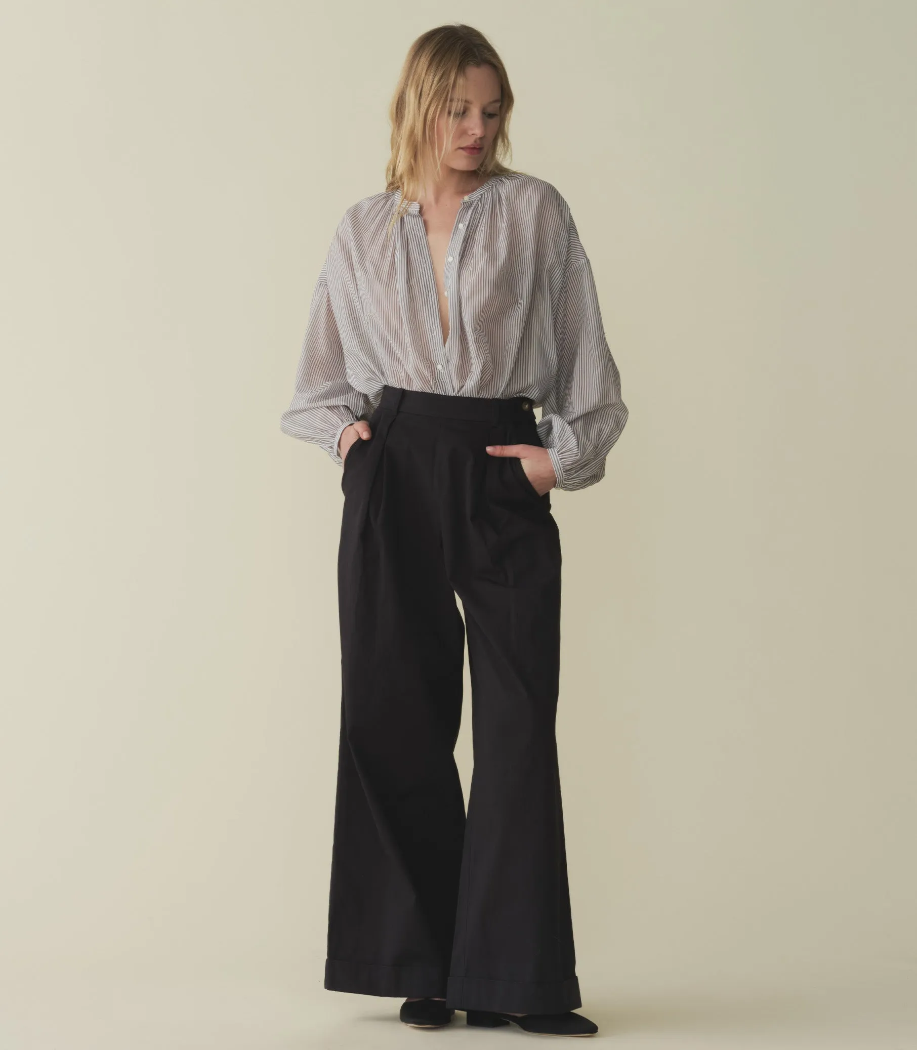 HILAIRE PANT -- BLACK sold by Doen product image thumbnail 2