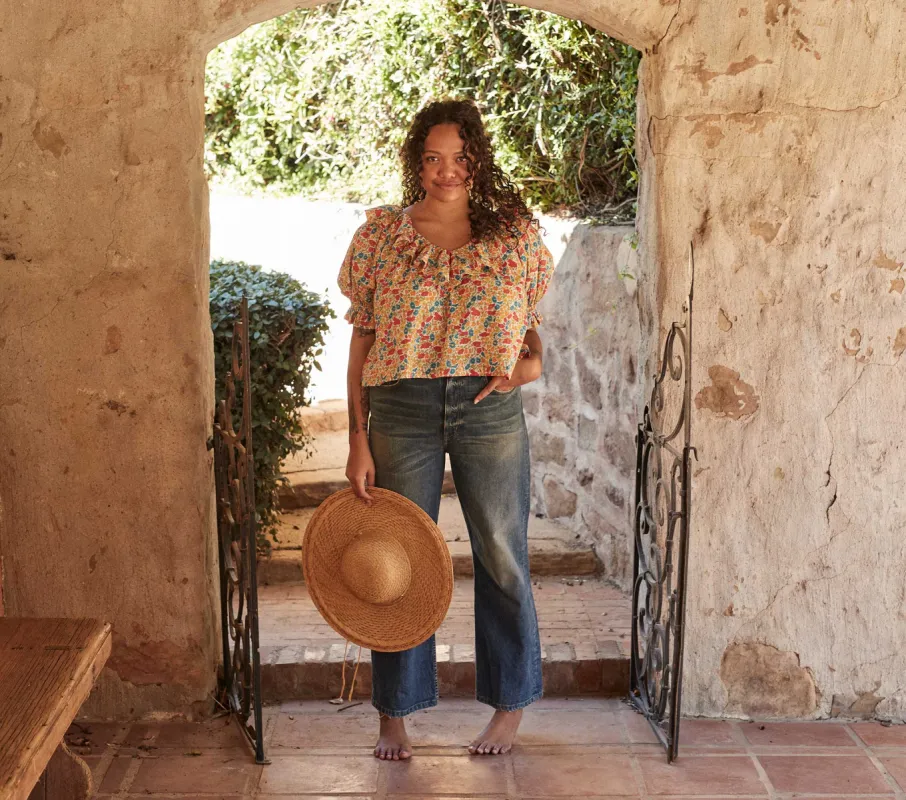 HMD -- CONSTANCE TOP -- POPPY & DAISY FLORAL sold by Doen