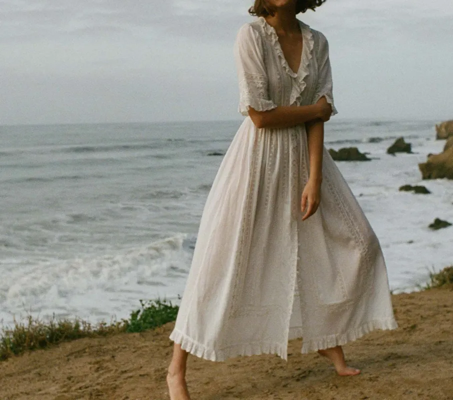 HMD -- ELLORA DRESS -- SALT sold by Doen