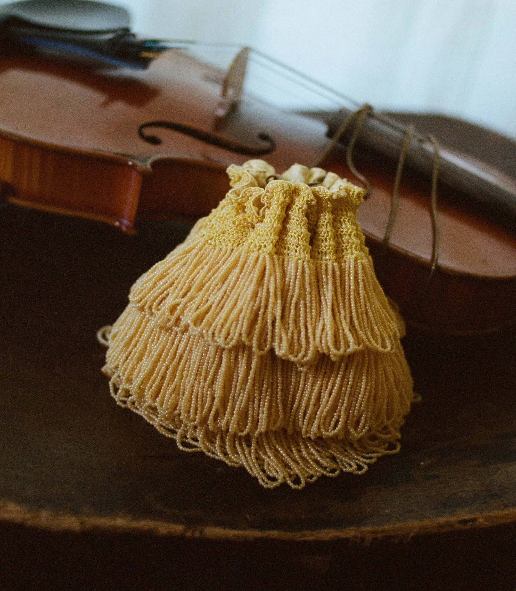 PASCALLE PURSE -- LEMON CHIFFON sold by Doen