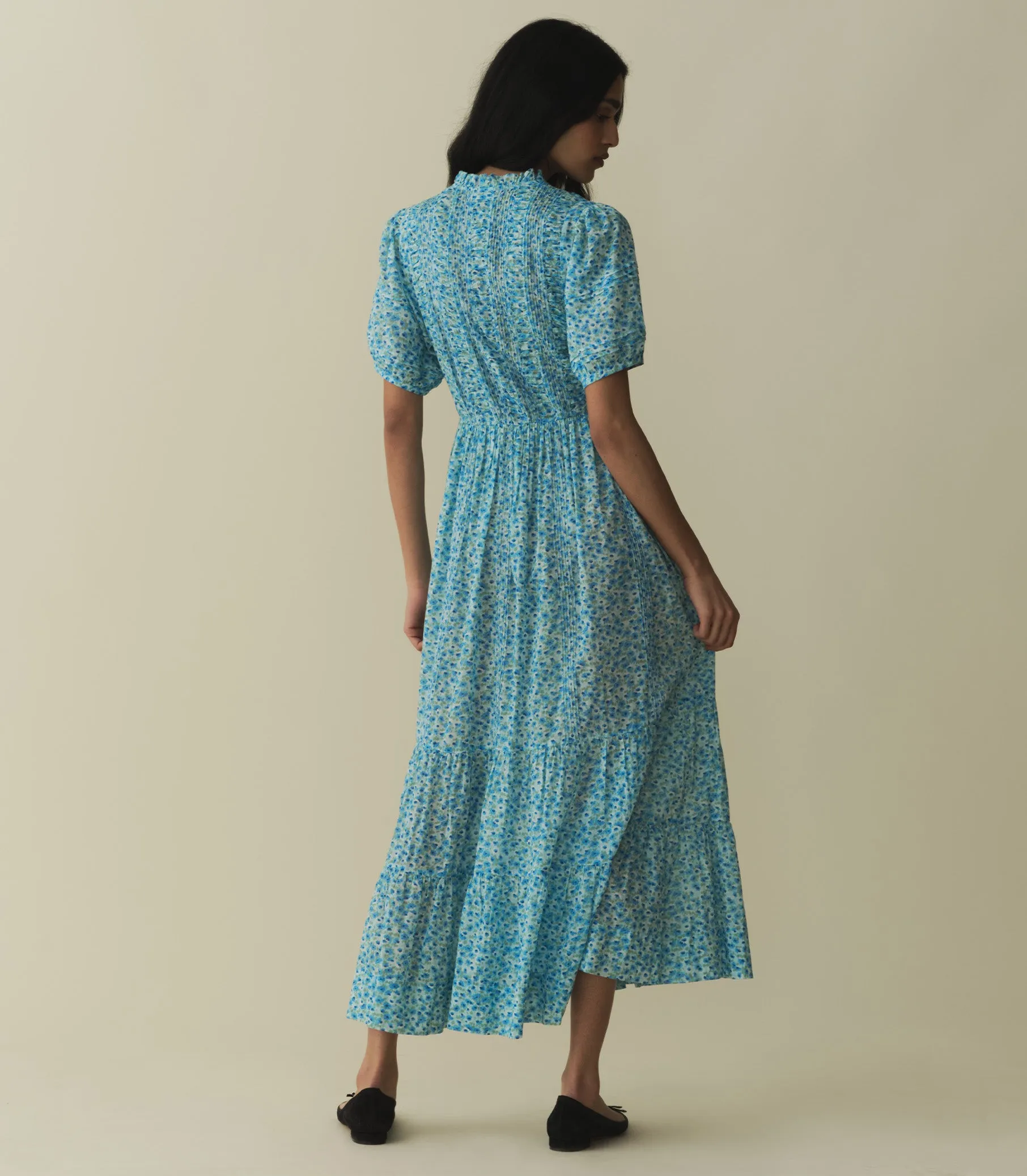 HALEIGH DRESS -- BLEU DAISY FIELDS sold by Doen product image thumbnail 4