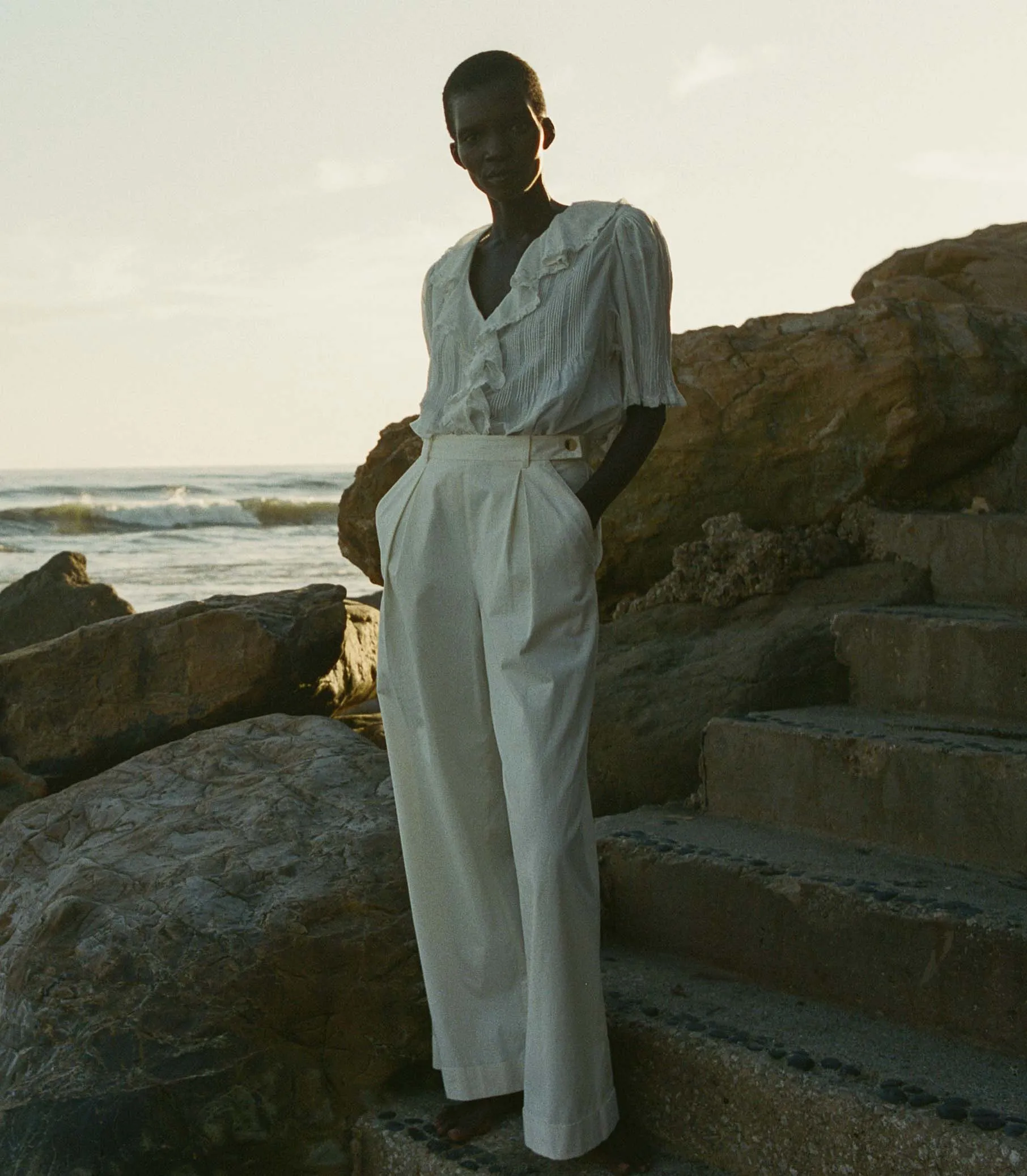 HILAIRE PANT -- SALT sold by Doen product image thumbnail 5