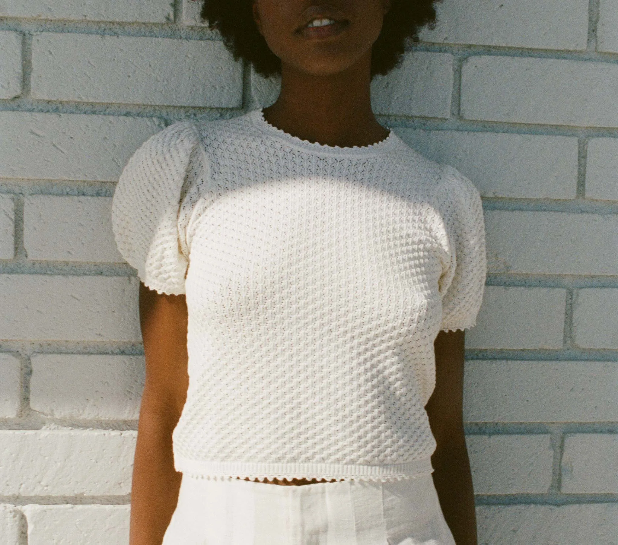 HMD -- CARENA TOP -- GARDENIA sold by Doen product image thumbnail 3