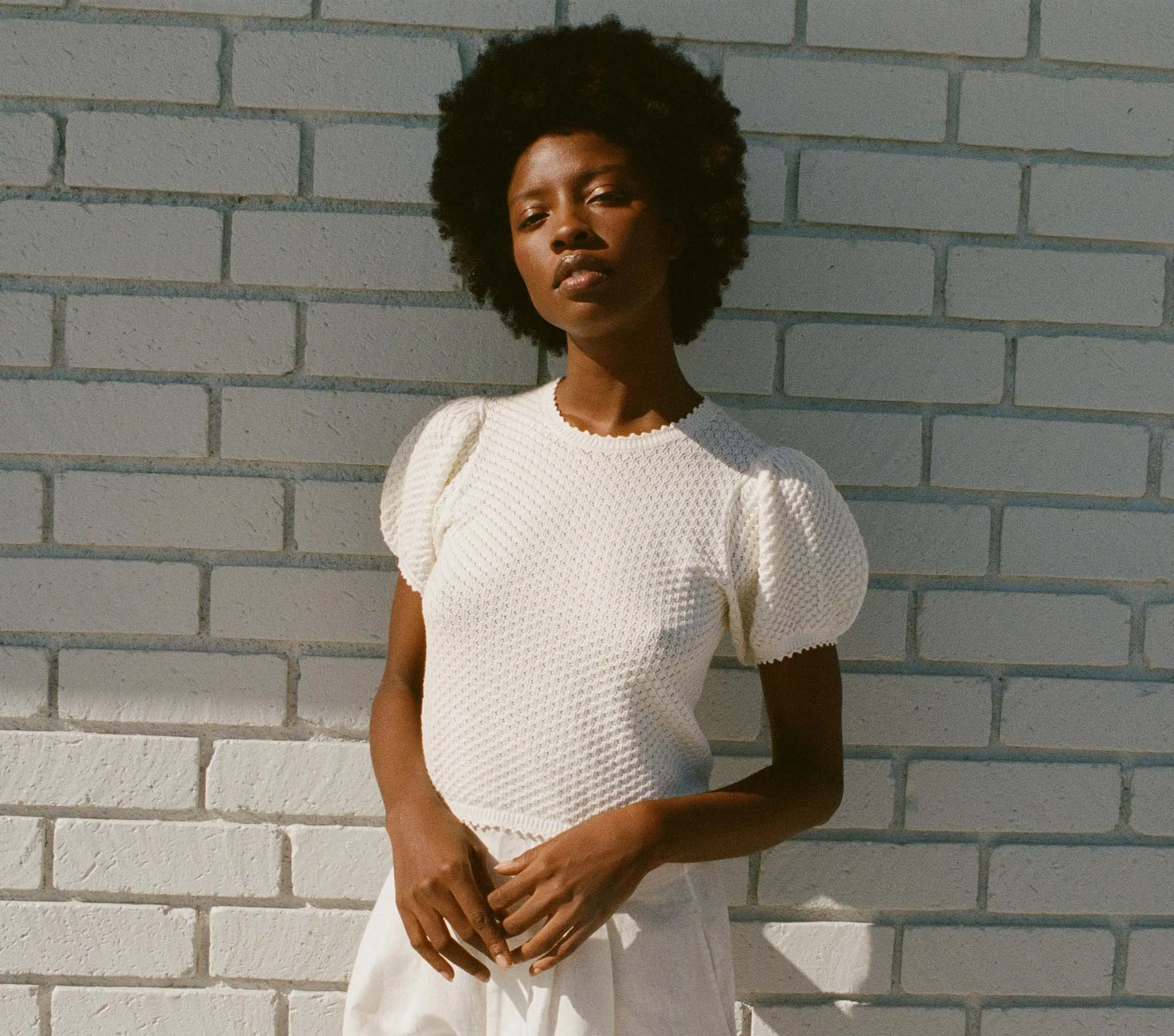 HMD -- CARENA TOP -- GARDENIA sold by Doen