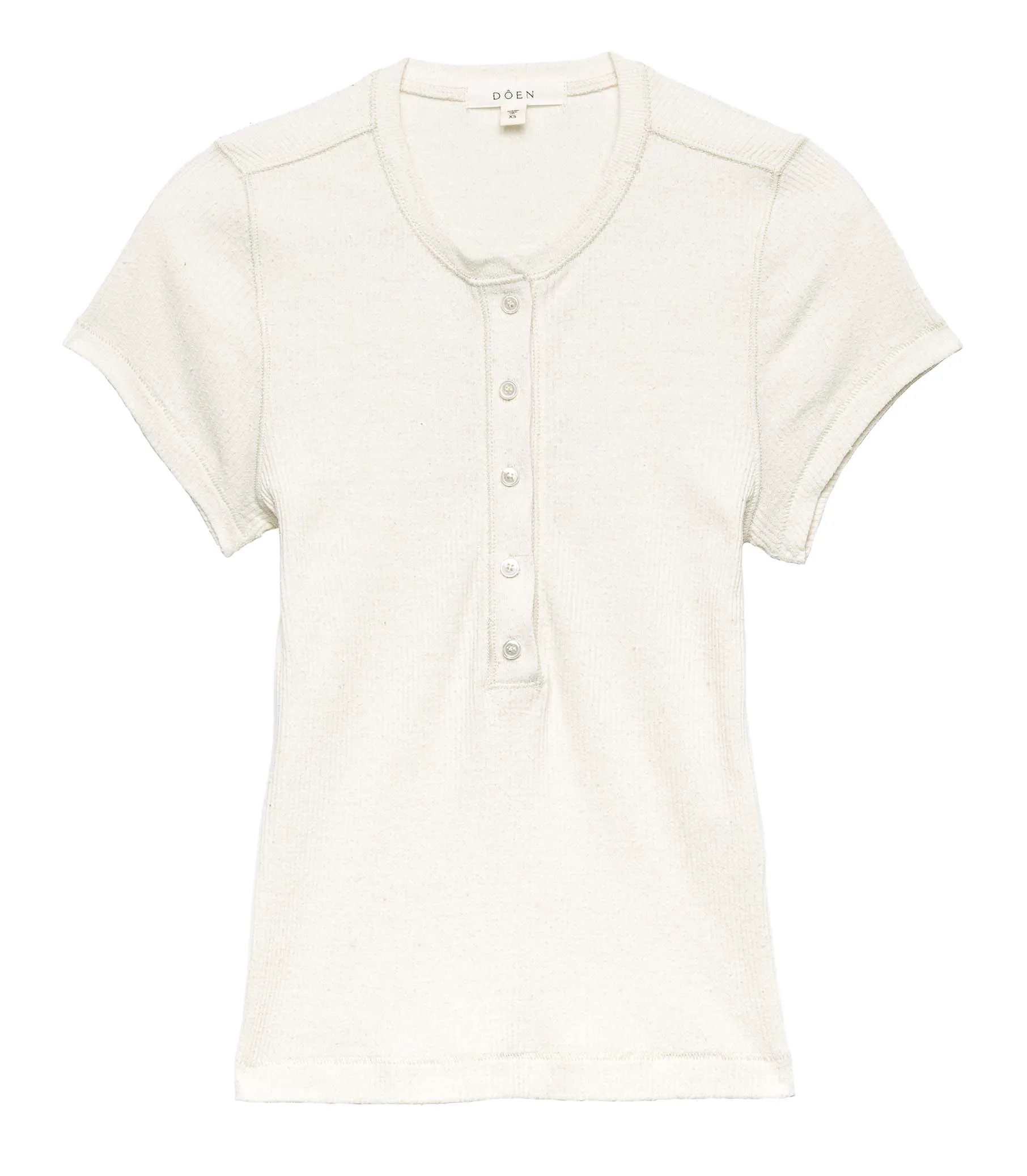VIENNE SILK TEE -- CREAM sold by Doen product image thumbnail 5