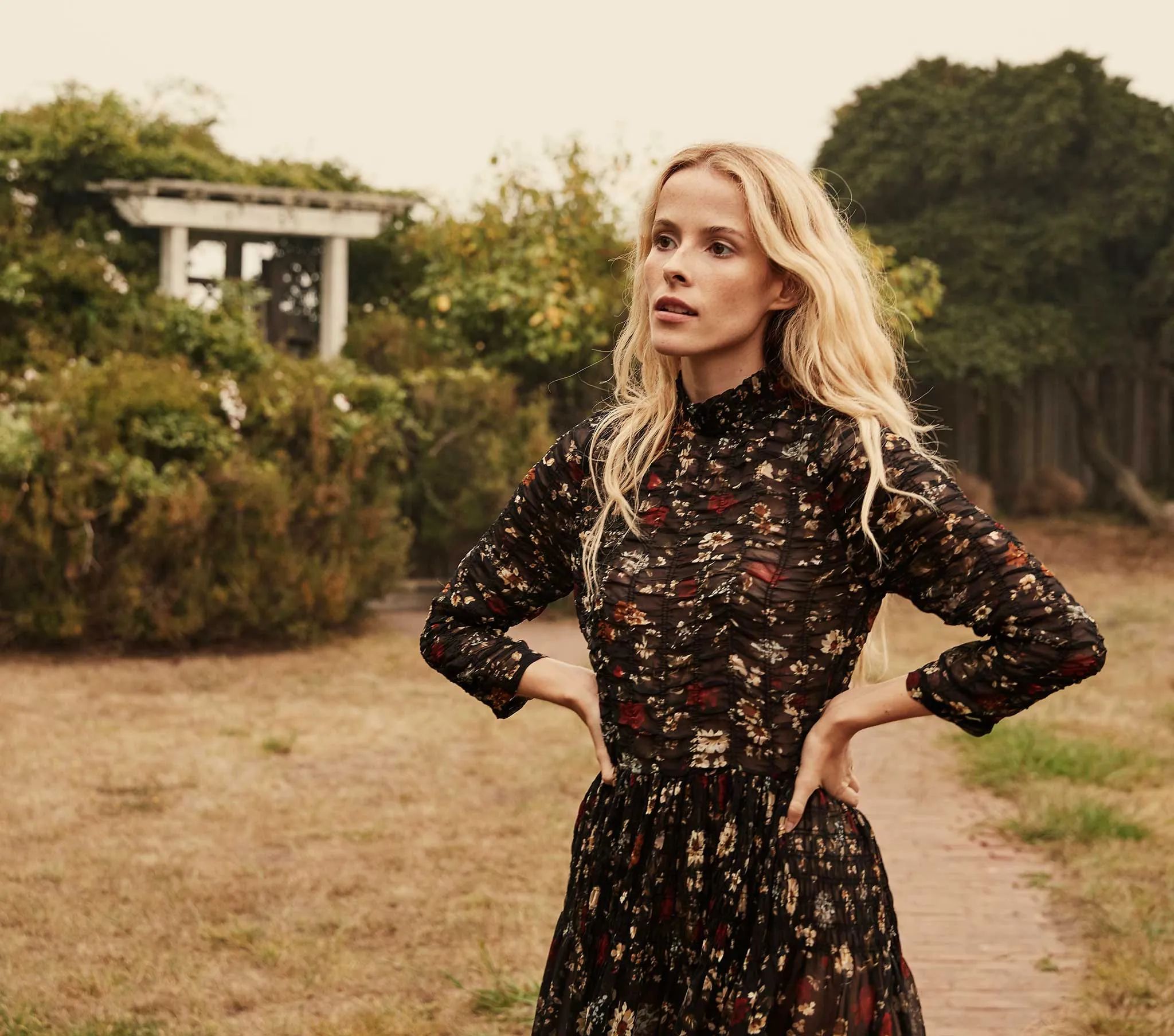 HMD -- ALLEGRA DRESS -- CAMPAGNE FLORAL sold by Doen product image thumbnail 4