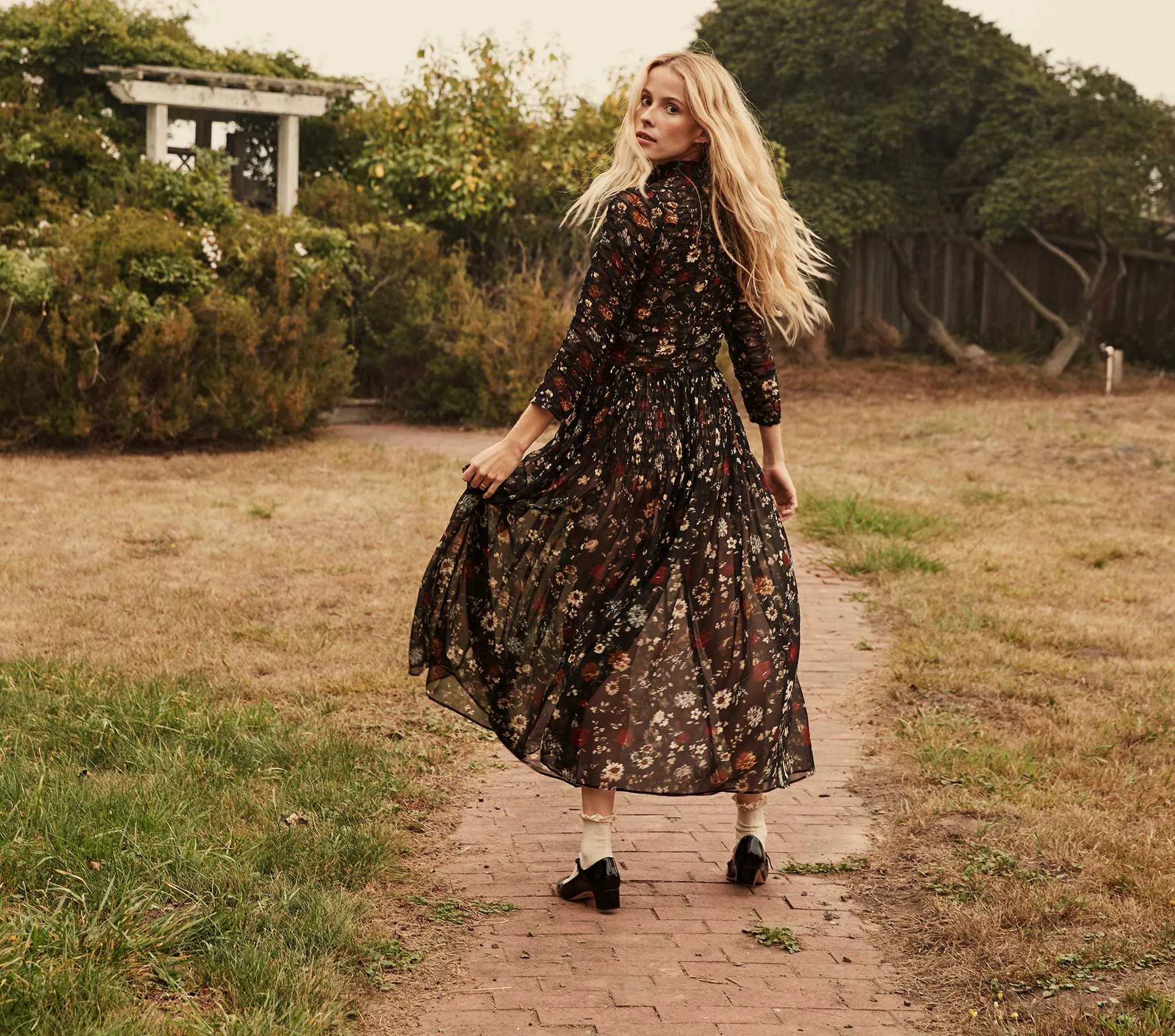 HMD -- ALLEGRA DRESS -- CAMPAGNE FLORAL sold by Doen product image thumbnail 5