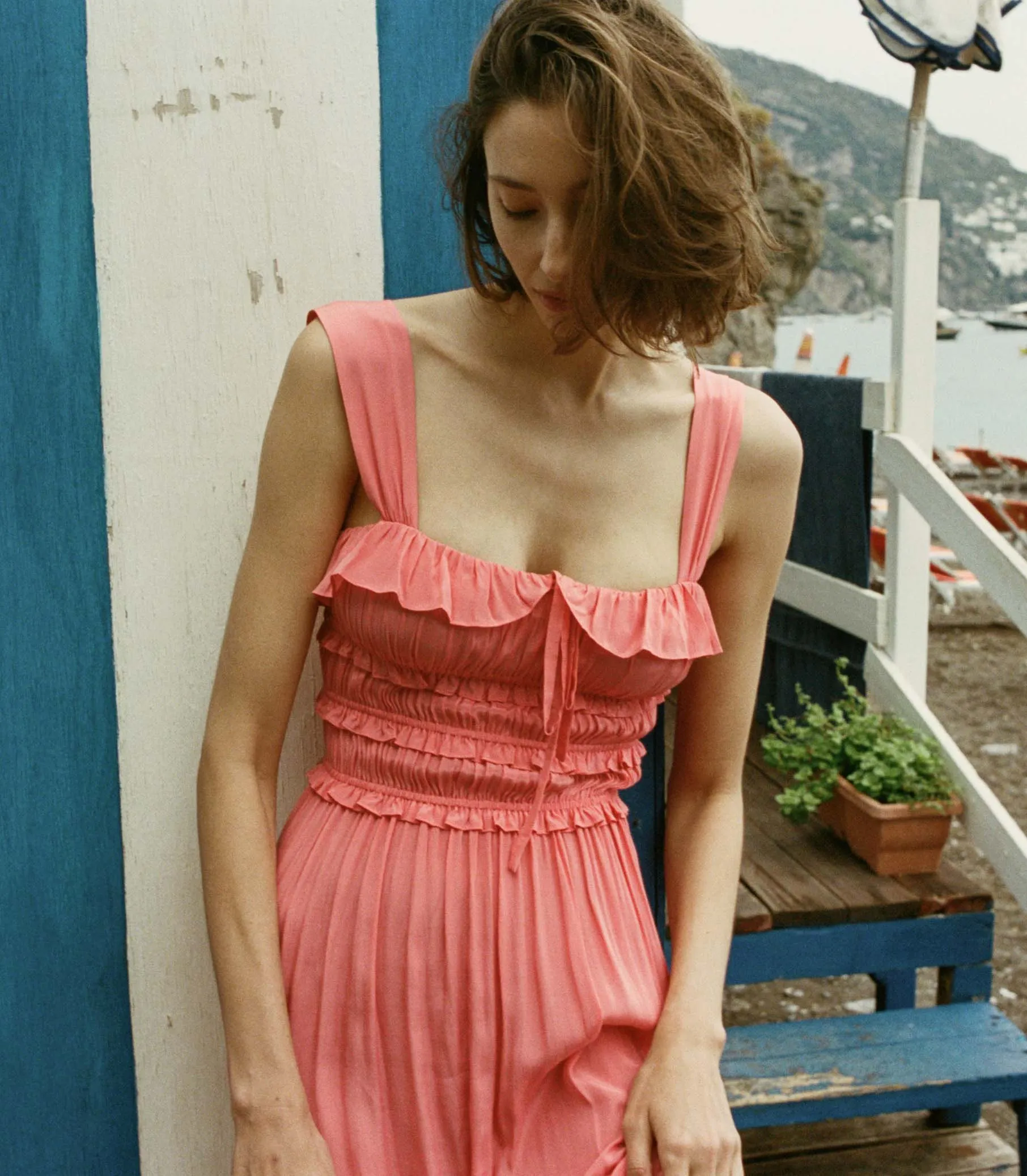 CAROLYNN DRESS -- CORAL ROSE sold by Doen product image thumbnail 2