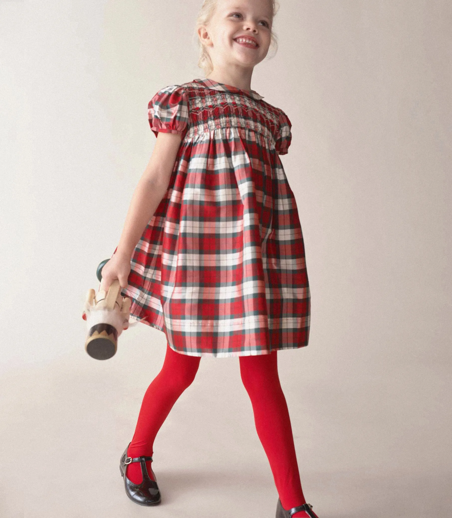 ROSETTE DRESS -- ROUGE ADALINE PLAID sold by Doen product image thumbnail 2
