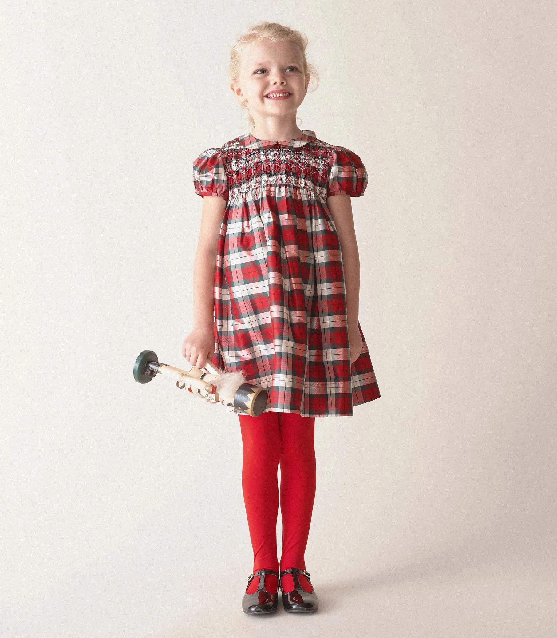 ROSETTE DRESS -- ROUGE ADALINE PLAID sold by Doen product image thumbnail 3