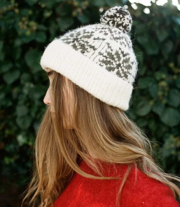 HMD -- SOMMET BEANIE -- ALPS FAIR ISLE sold by Doen