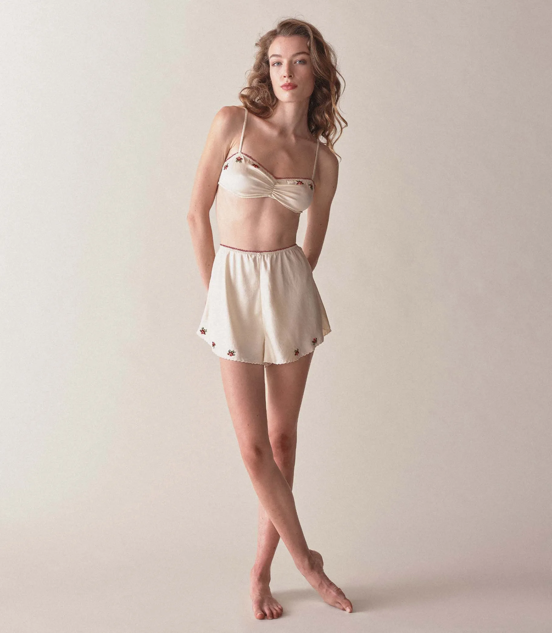 NICHELLE BRALETTE -- ANTIQUE ALABASTER sold by Doen product image thumbnail 4