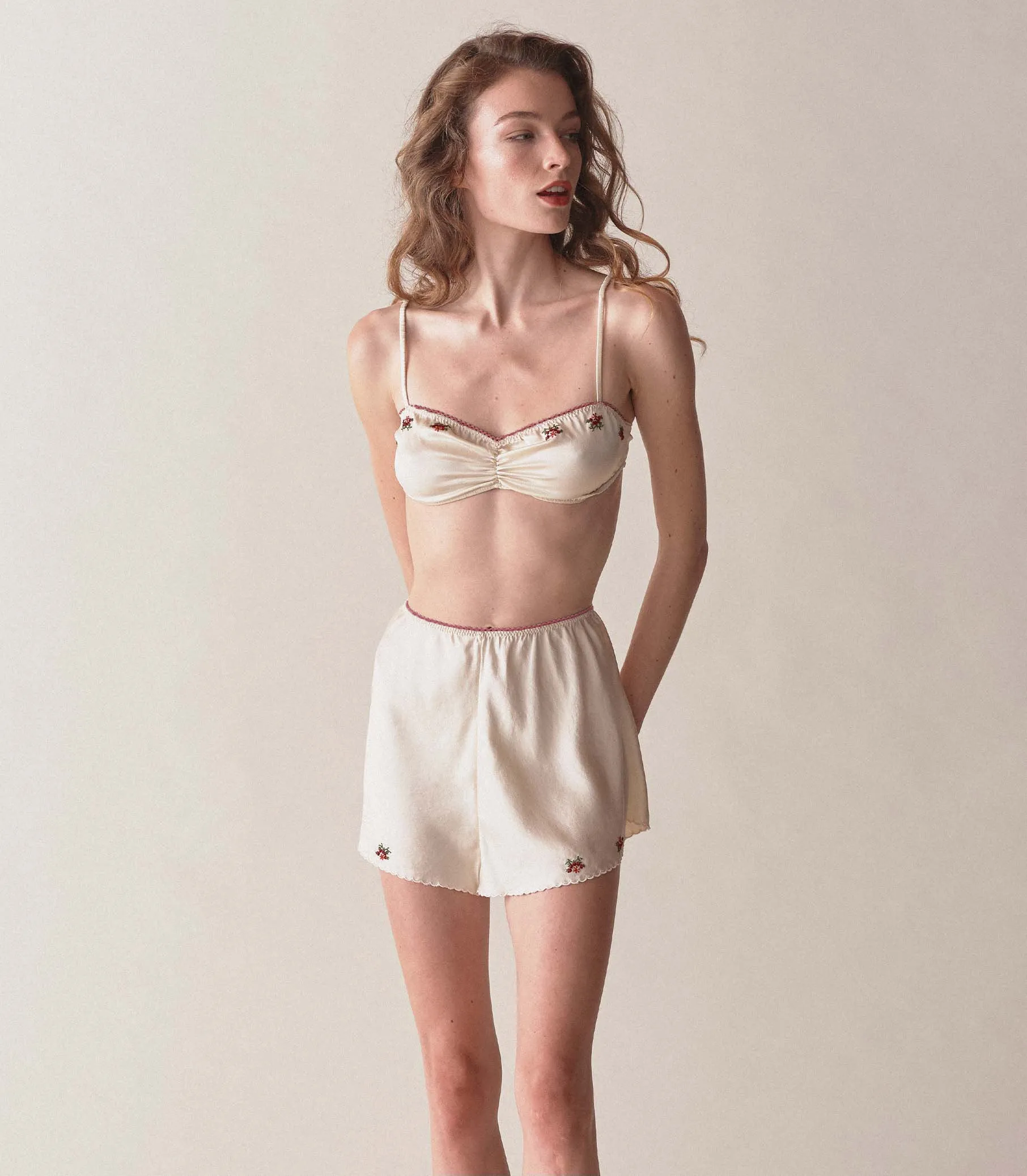 NICHELLE BRALETTE -- ANTIQUE ALABASTER sold by Doen product image thumbnail 5