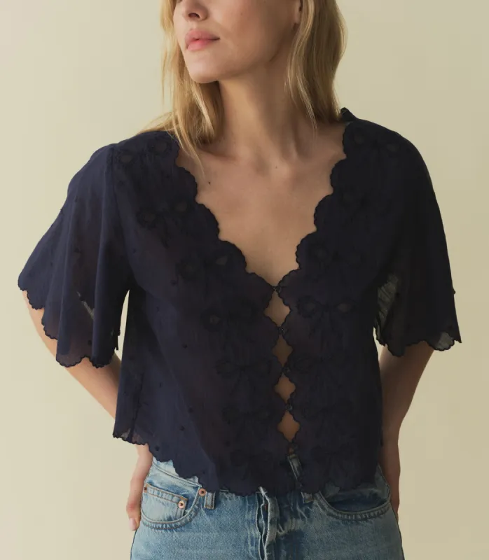 KACY TOP -- ADRIATIC sold by Doen