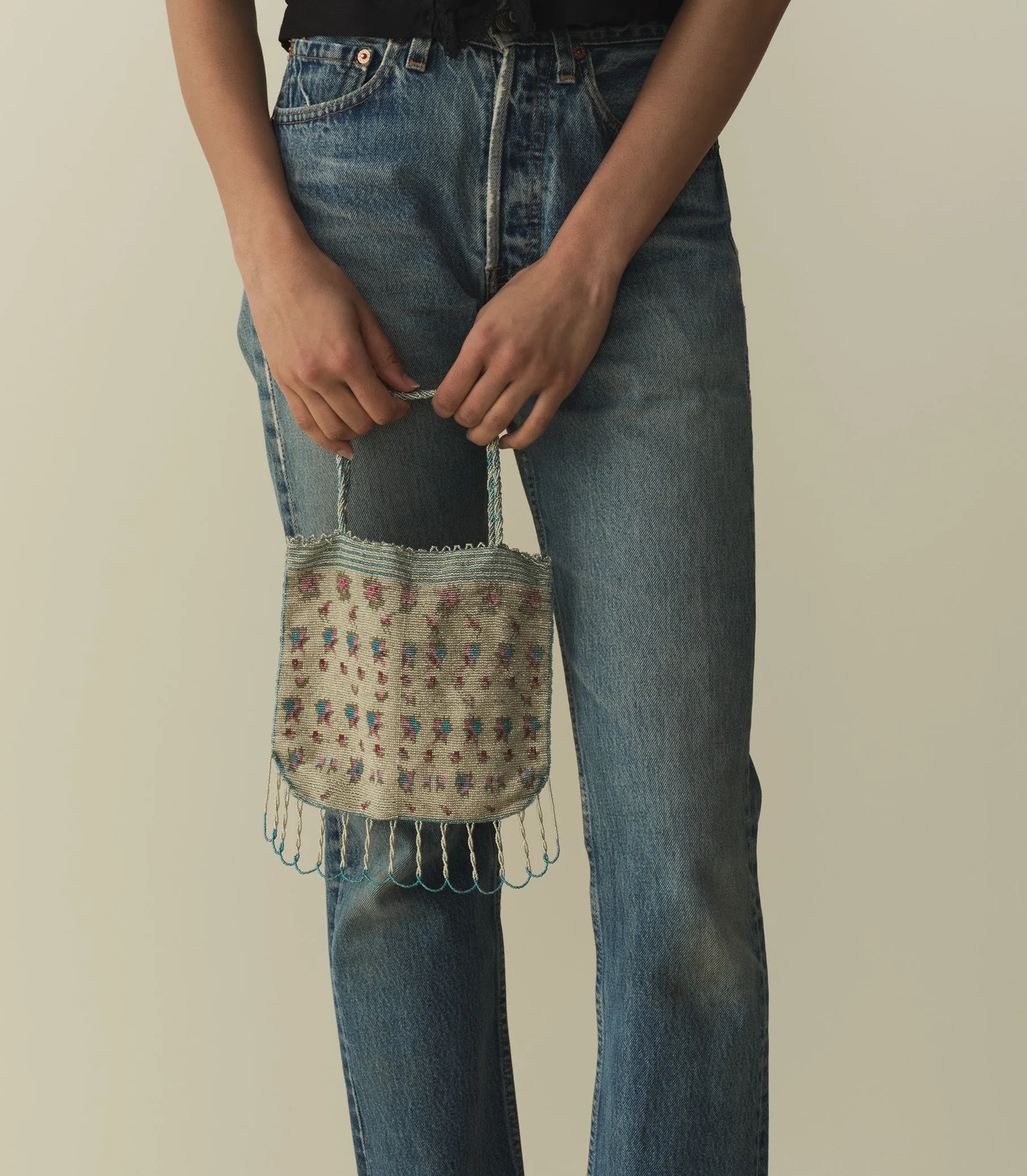 CHIARA PURSE -- MULTI FLORAL BEADING sold by Doen product image thumbnail 3