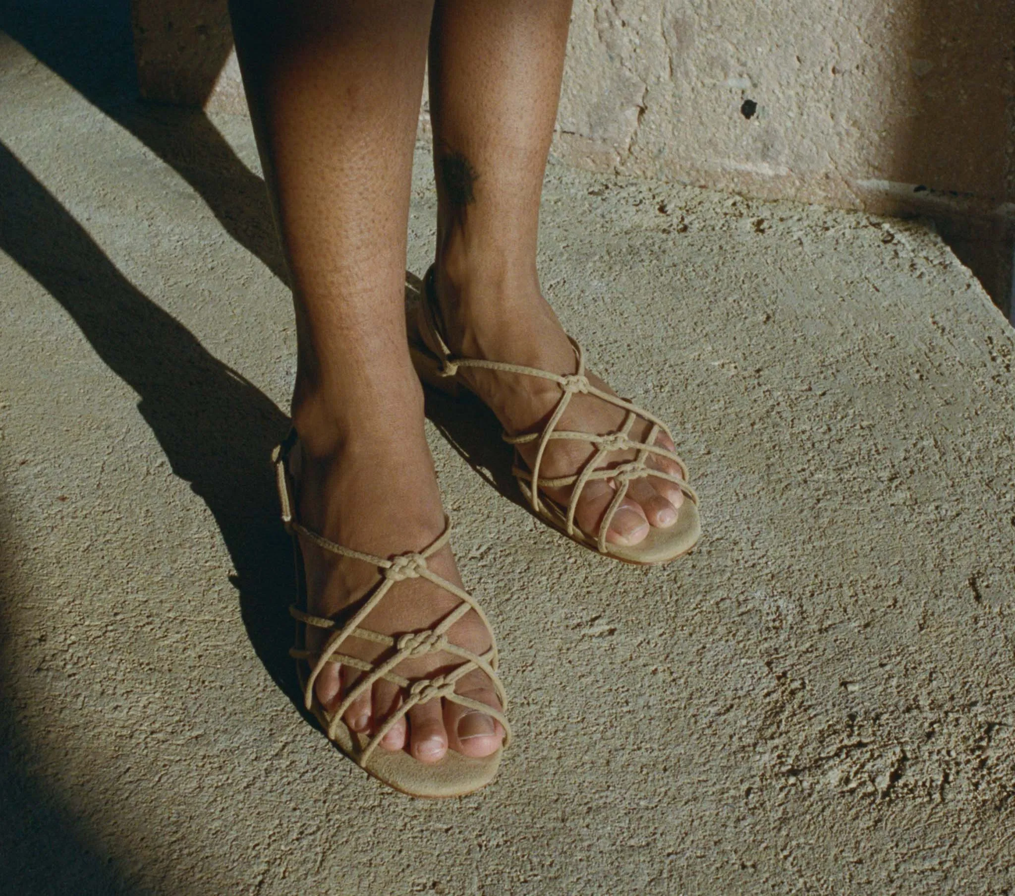 CORSICA SANDAL -- RAME SUEDE sold by Doen