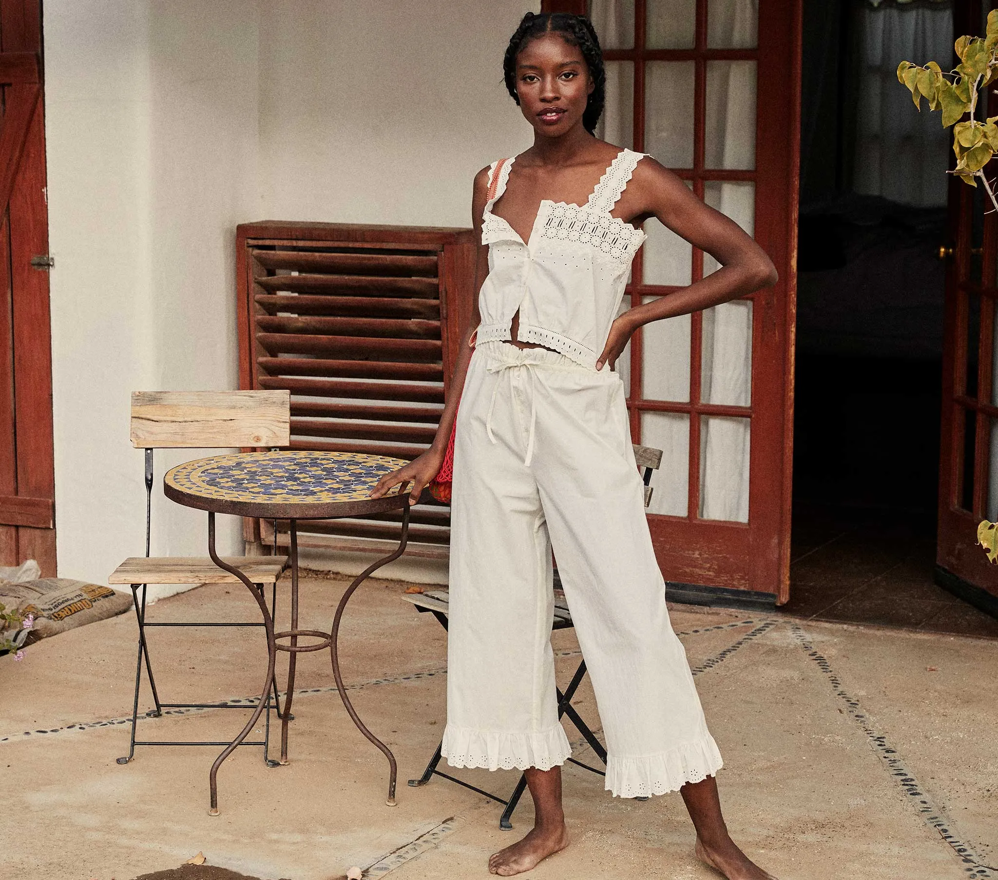 HMD -- ESTELLE TOP -- SALT sold by Doen product image thumbnail 2