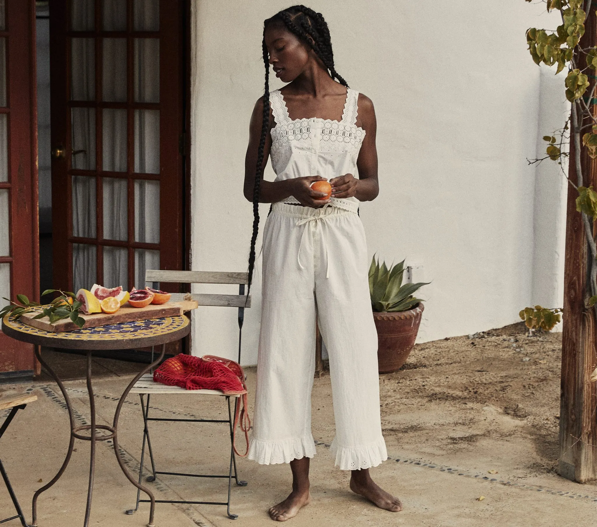 HMD -- ESTELLE TOP -- SALT sold by Doen product image thumbnail 4