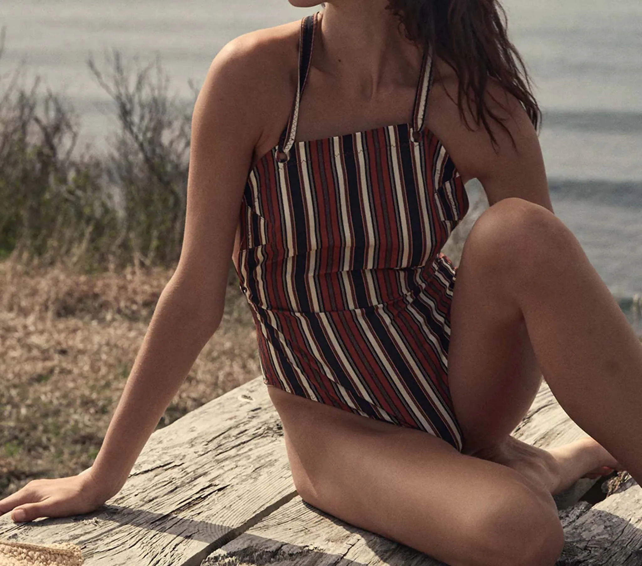 MALLORCA MAILLOT -- MONTECITO STRIPE sold by Doen product image thumbnail 4