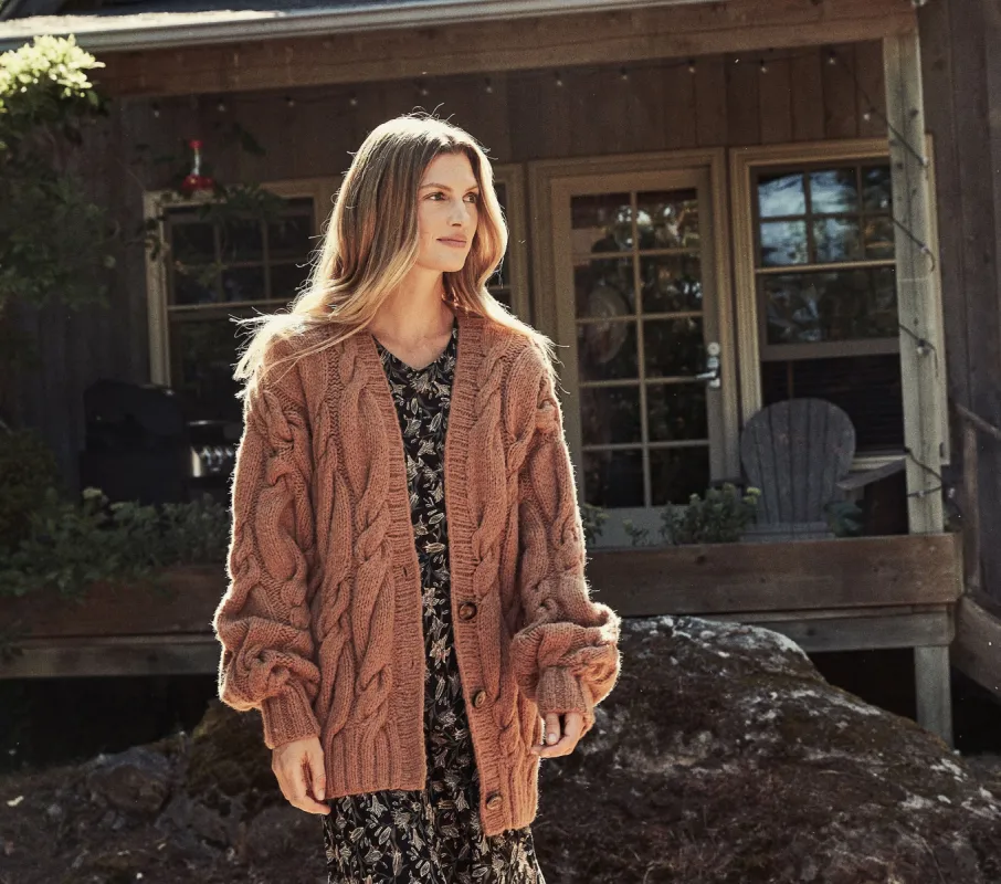 HMD -- MARCELLE SWEATER -- AGATE sold by Doen