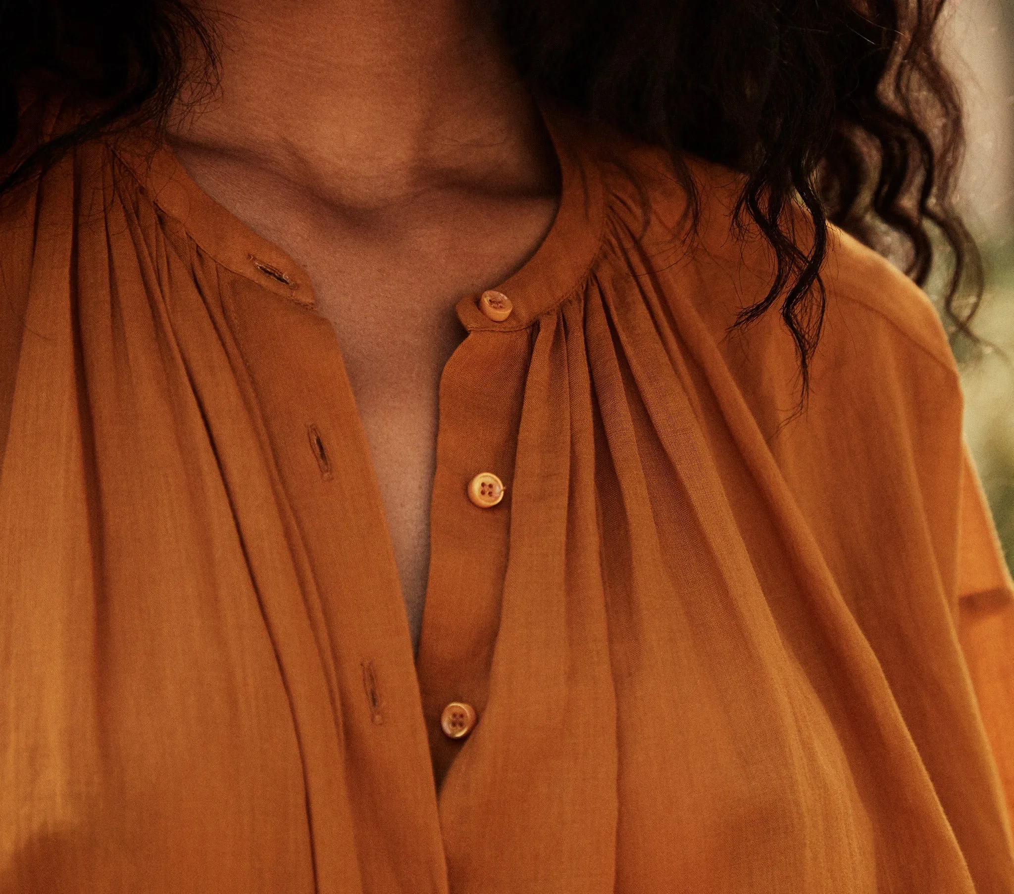 HMD -- THE JANE BLOUSE -- YELLOW JASPER sold by Doen product image thumbnail 4