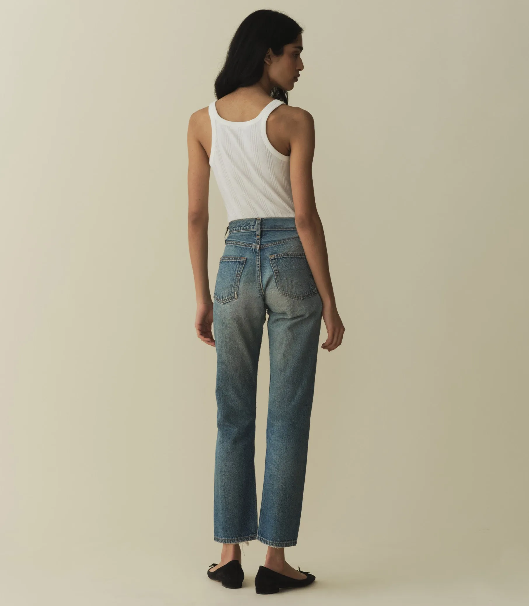 SEINE CASHMERE BLEND TANK -- SALT sold by Doen product image thumbnail 5