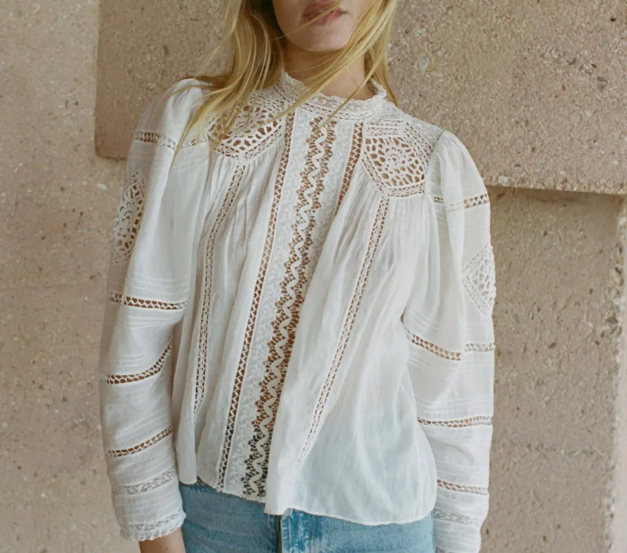 トップス Agatha blouse setup ᴀ ɴ ᴅ ᴍ ᴀ ʀ ʏ Agatha blouse set up color gray/black