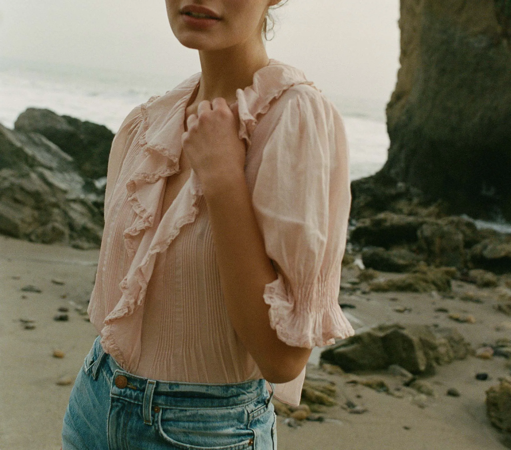 HMD -- HENRI TOP -- BLUSH sold by Doen product image thumbnail 2