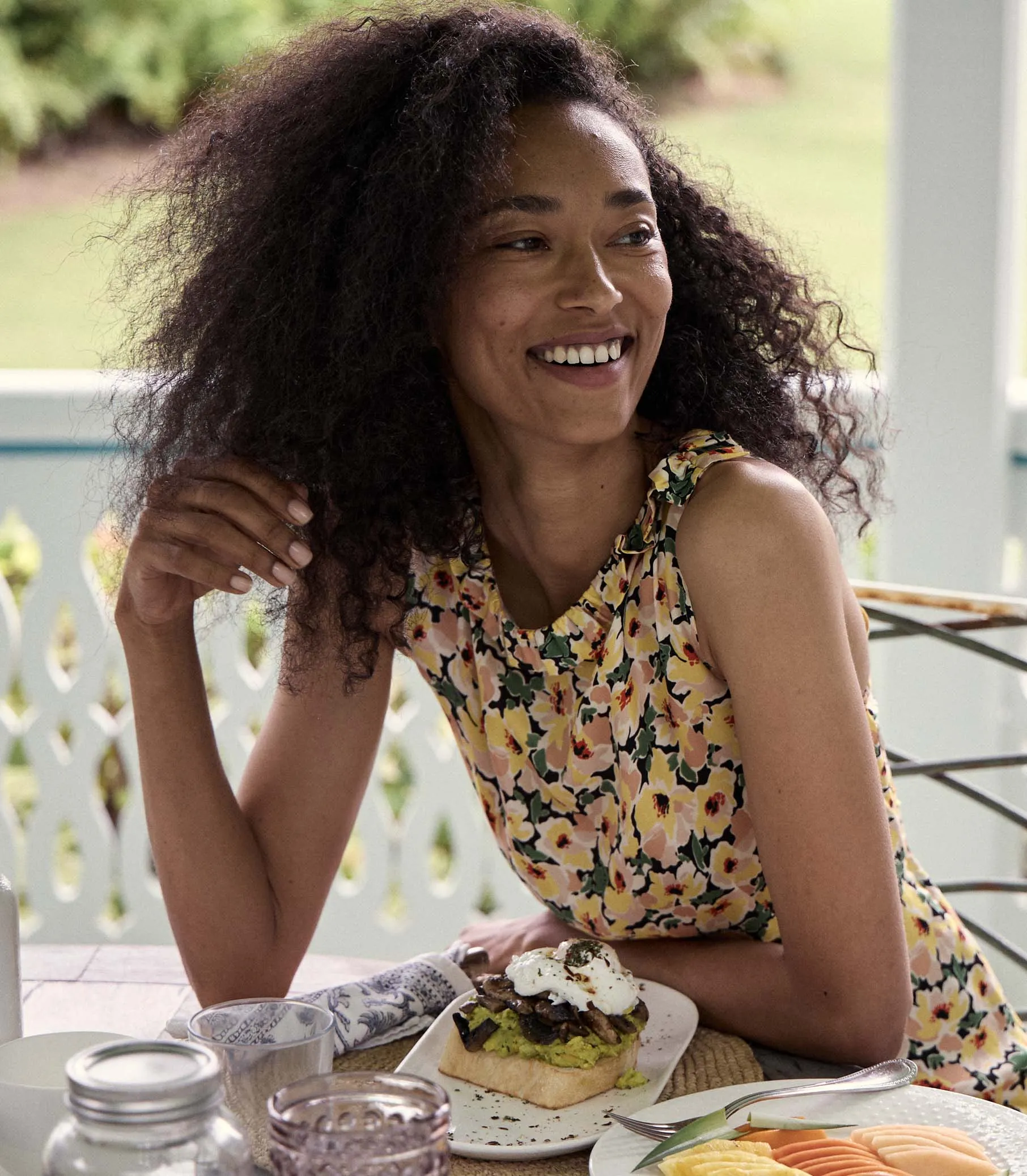 MESSINA DRESS -- ANEMONE GARDEN sold by Doen product image thumbnail 3