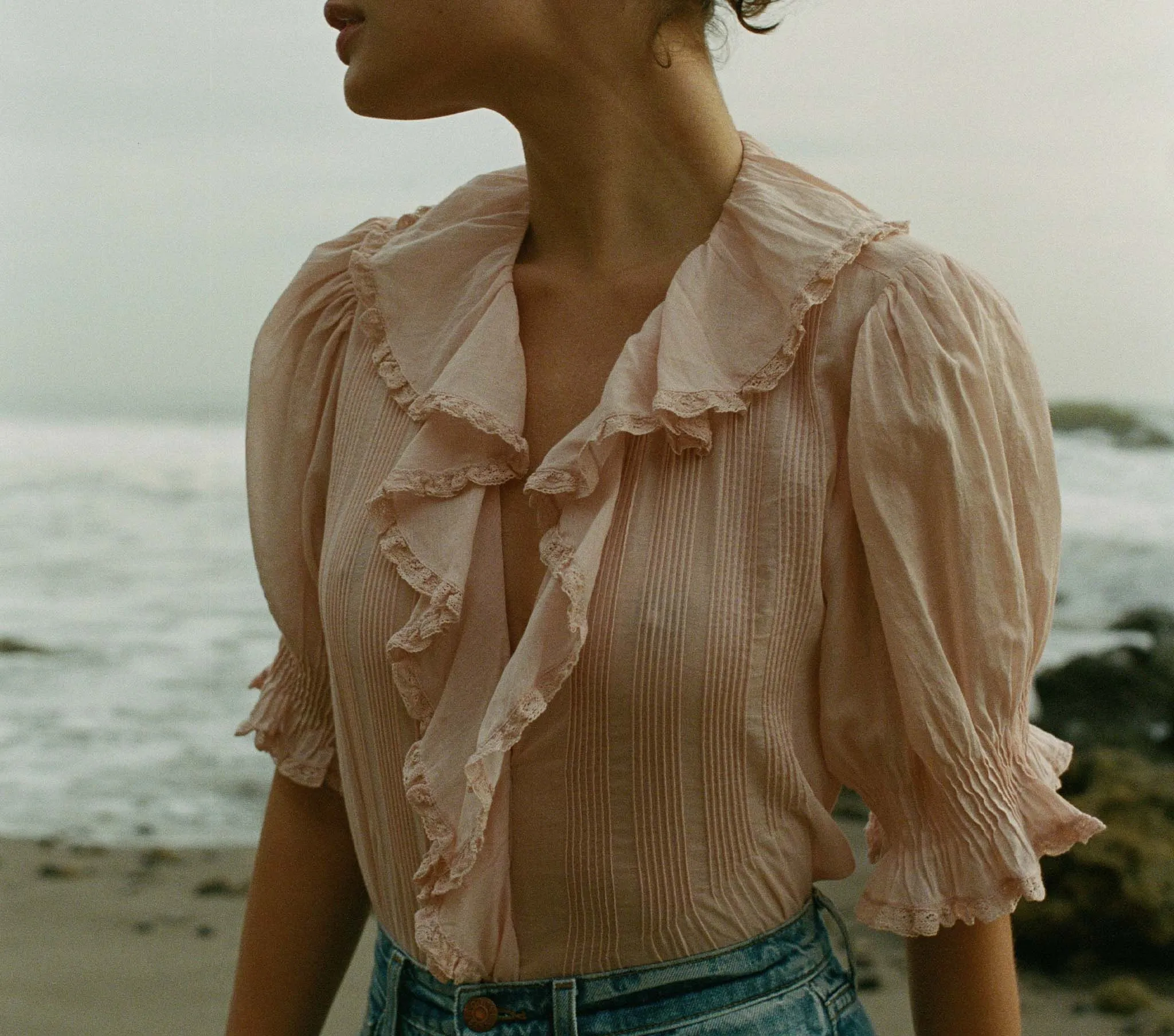 HMD -- HENRI TOP -- BLUSH sold by Doen