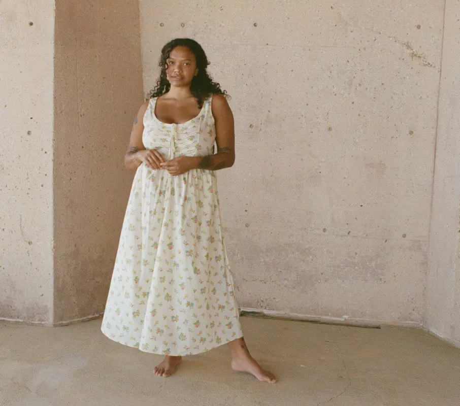 HMD -- MAE DRESS -- DILYS POSY sold by Doen