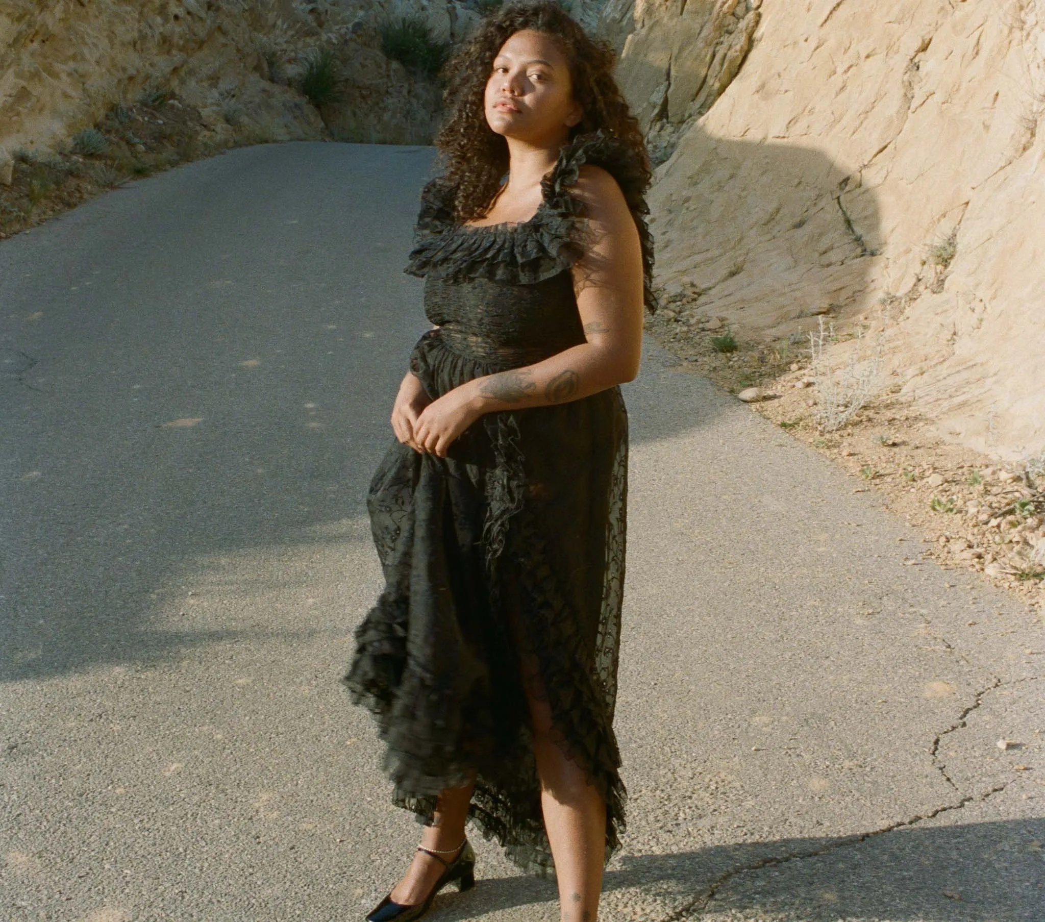 HMD -- ERNESTINE DRESS -- BLACK sold by Doen product image thumbnail 2