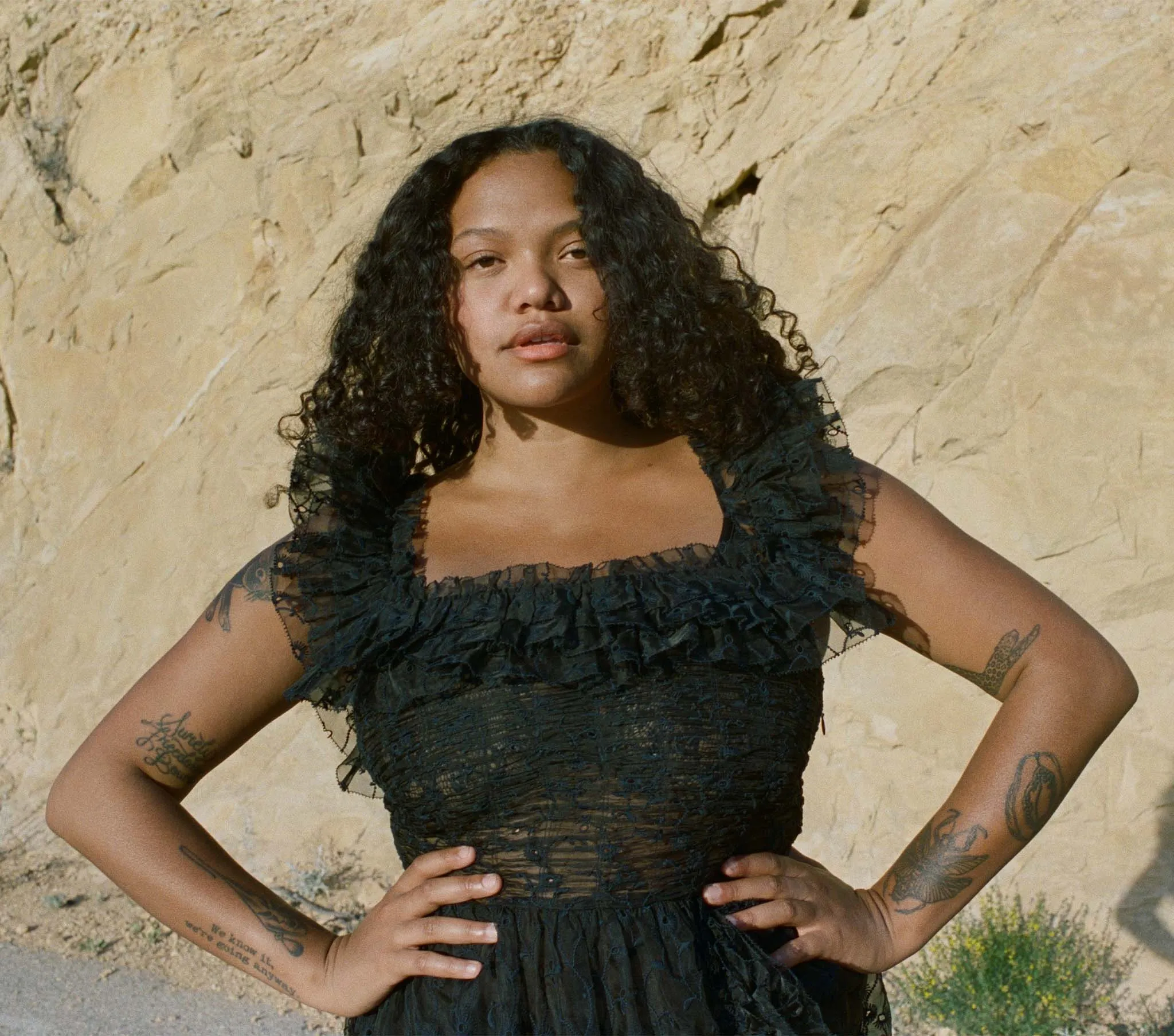 HMD -- ERNESTINE DRESS -- BLACK sold by Doen product image thumbnail 3