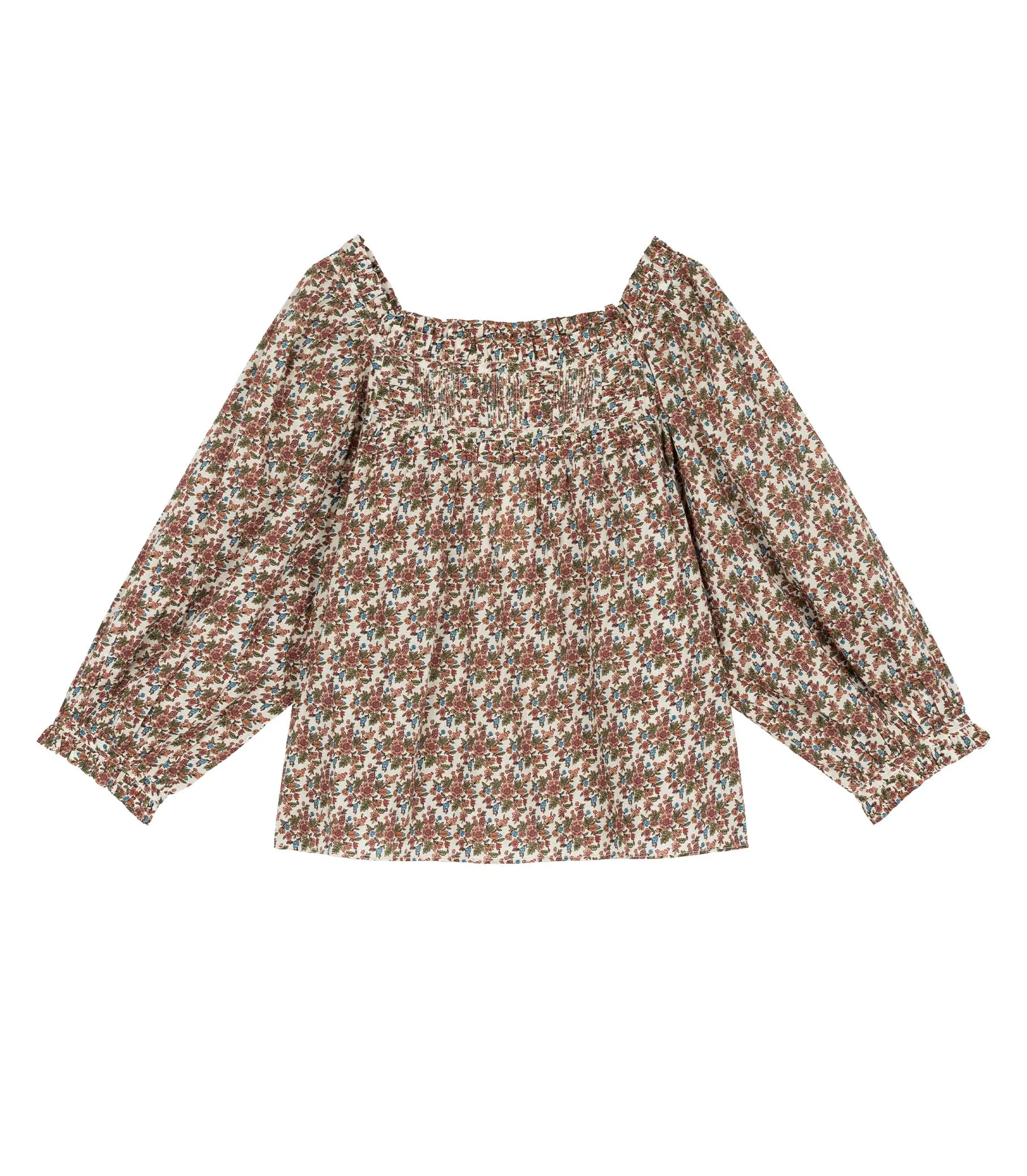 HMD -- AGOTHA TOP -- CREME FOREST FLORAL sold by Doen product image thumbnail 5