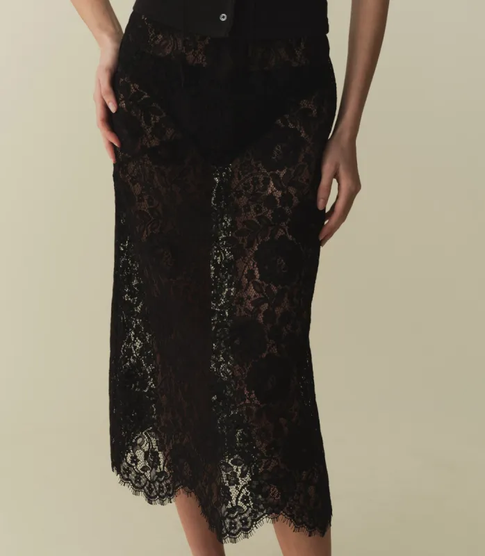 NANDI SKIRT -- BLACK sold by Doen