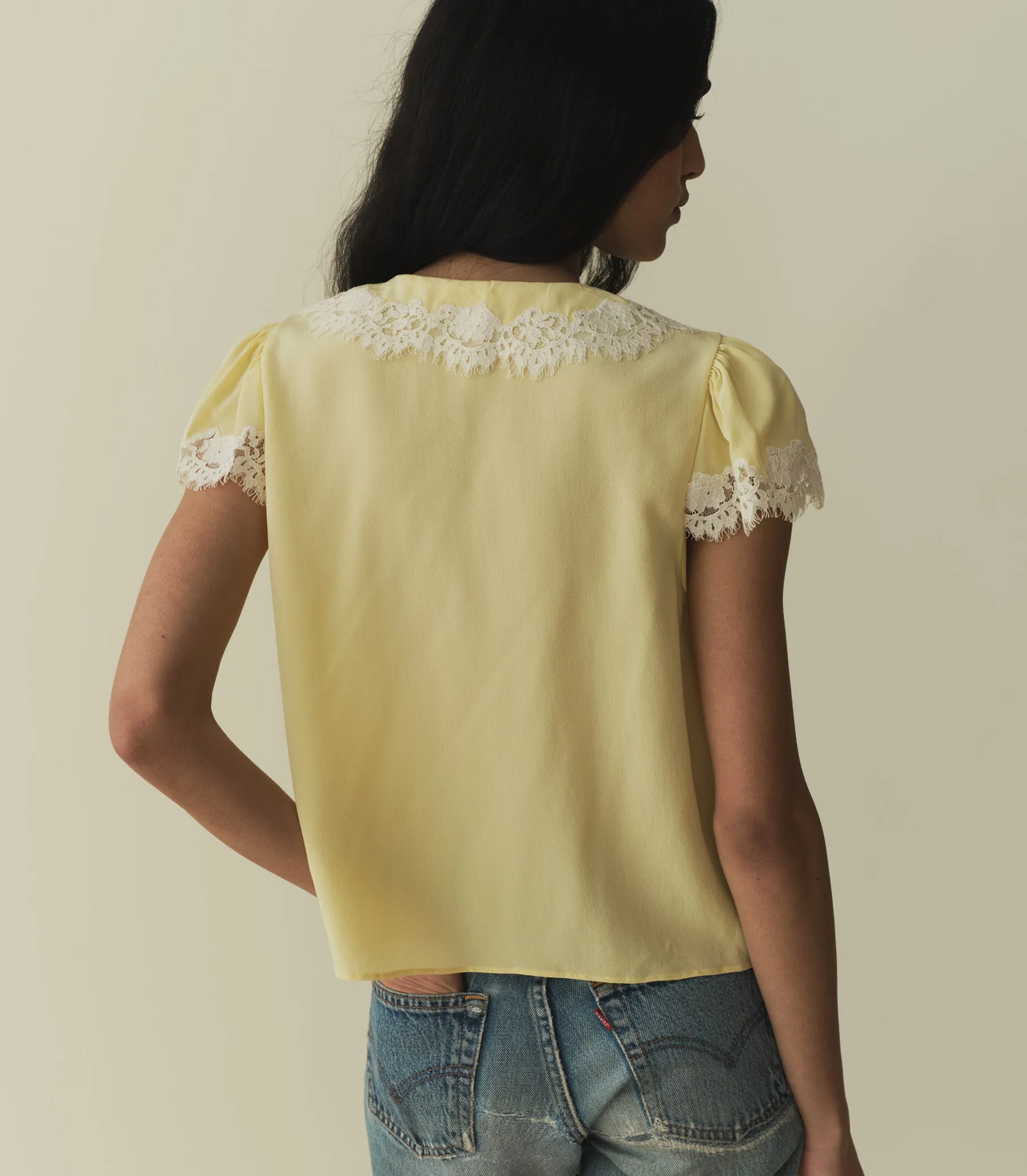 JOSEPHINE TOP -- YELLOW ROSE sold by Doen product image thumbnail 5