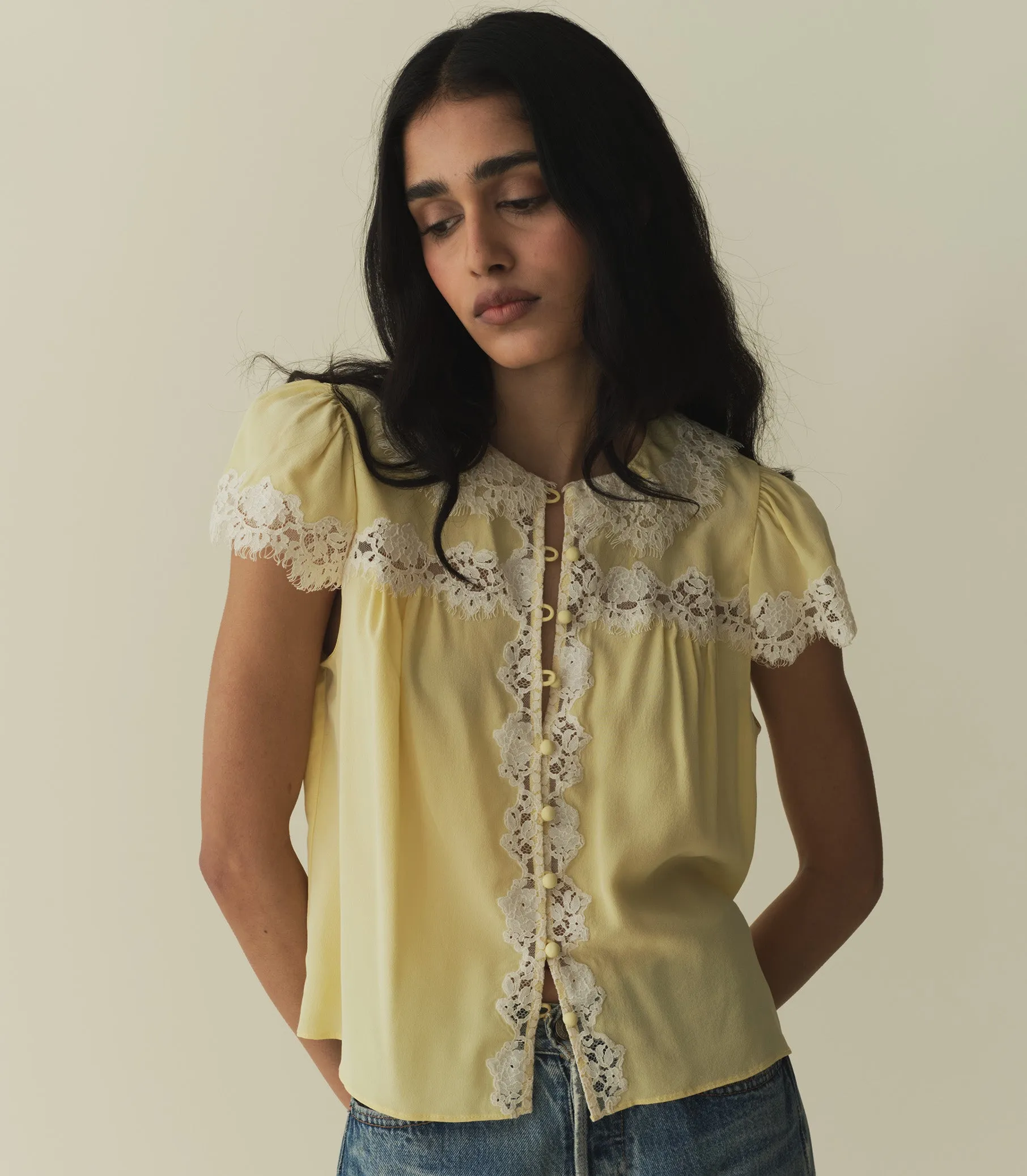 JOSEPHINE TOP -- YELLOW ROSE | Parallel