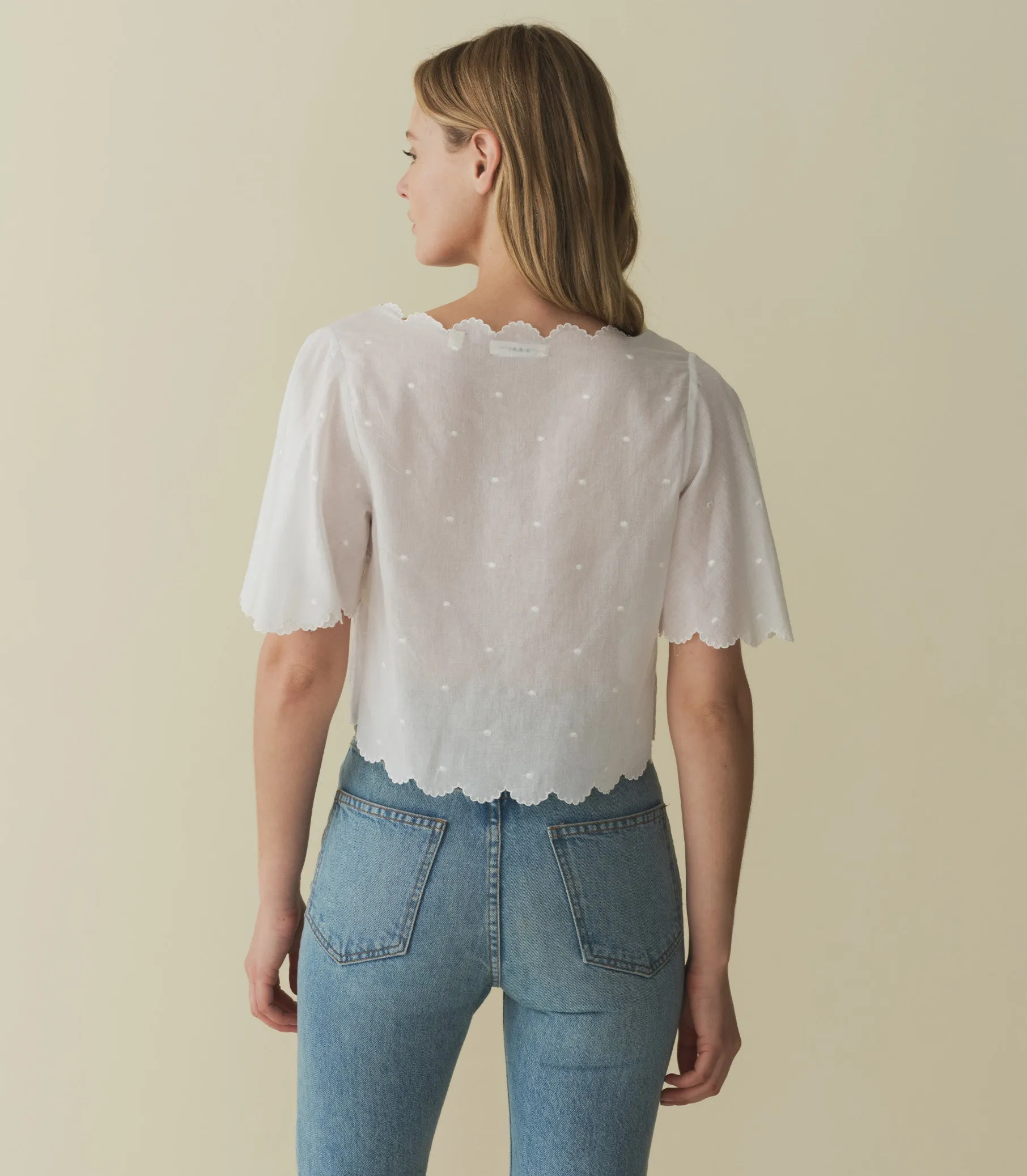 KACY TOP -- SALT sold by Doen product image thumbnail 3