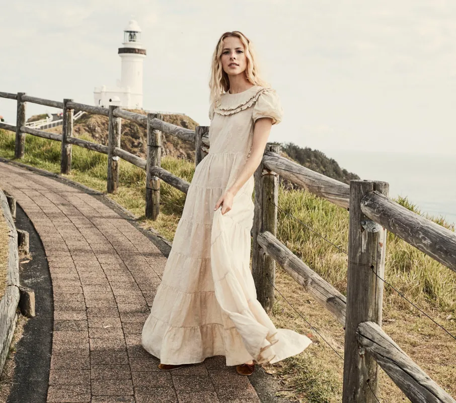 HMD -- MALA DRESS -- DOVE sold by Doen