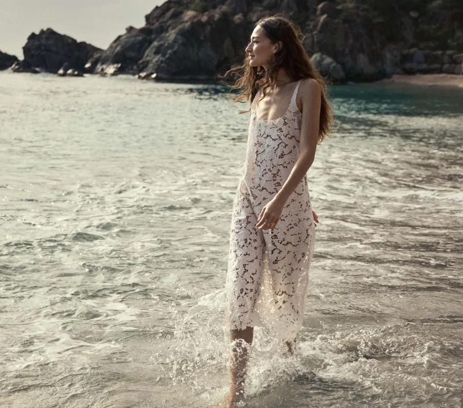 HMD -- MAISIE DRESS -- SALT sold by Doen