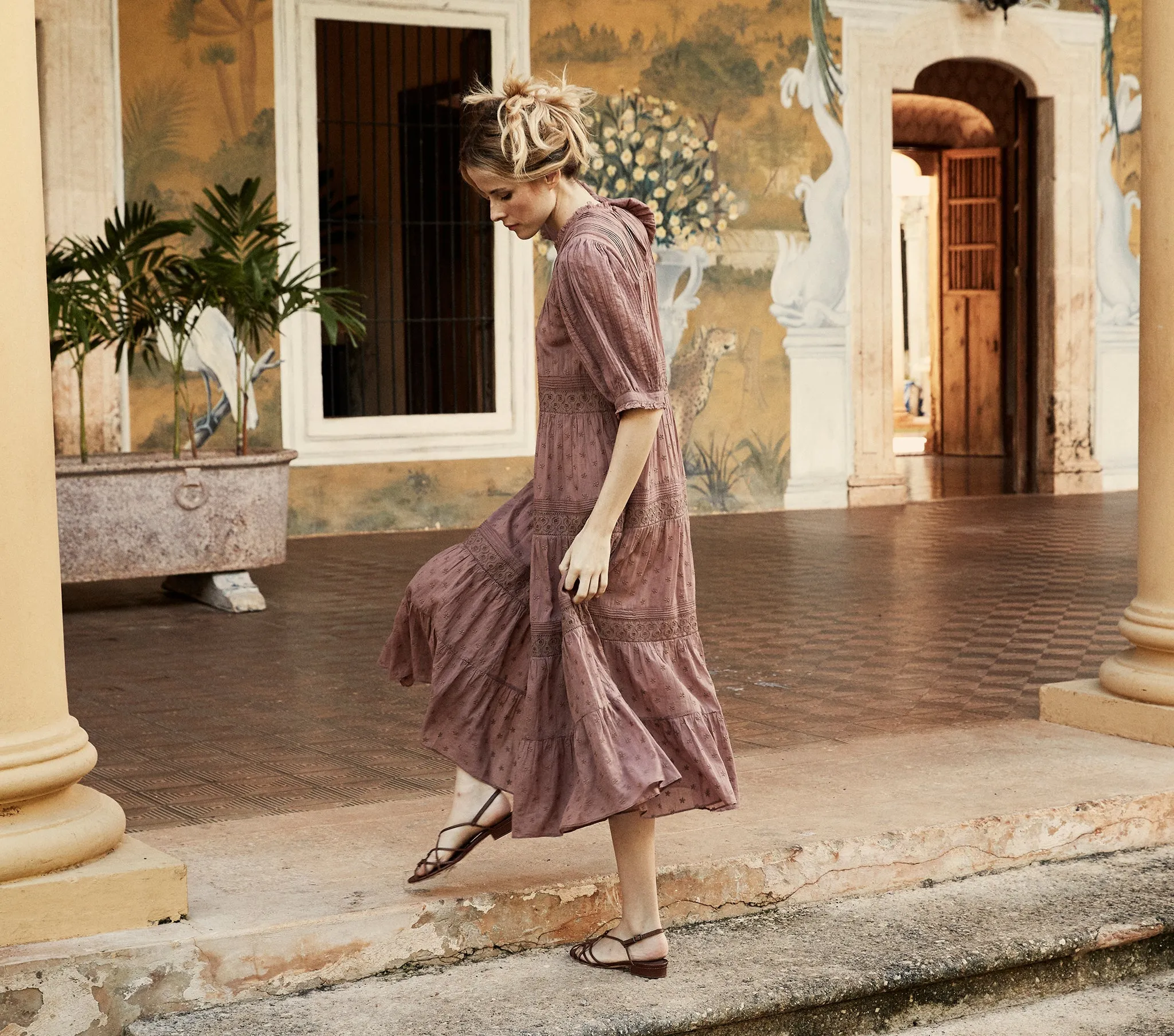HMD -- MINETTA DRESS -- CANYON sold by Doen product image thumbnail 5