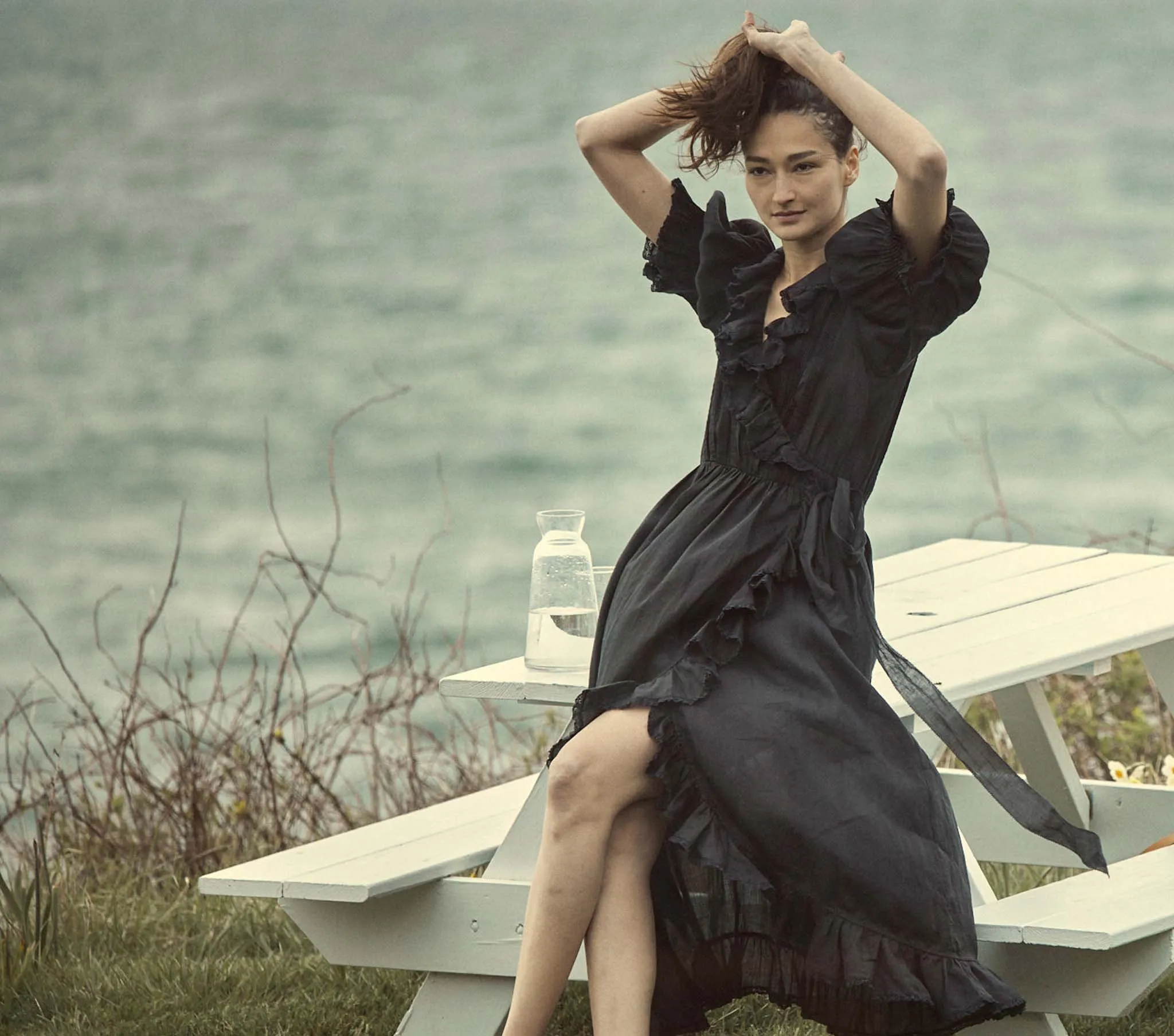 HMD -- SORAYA DRESS -- BLACK sold by Doen